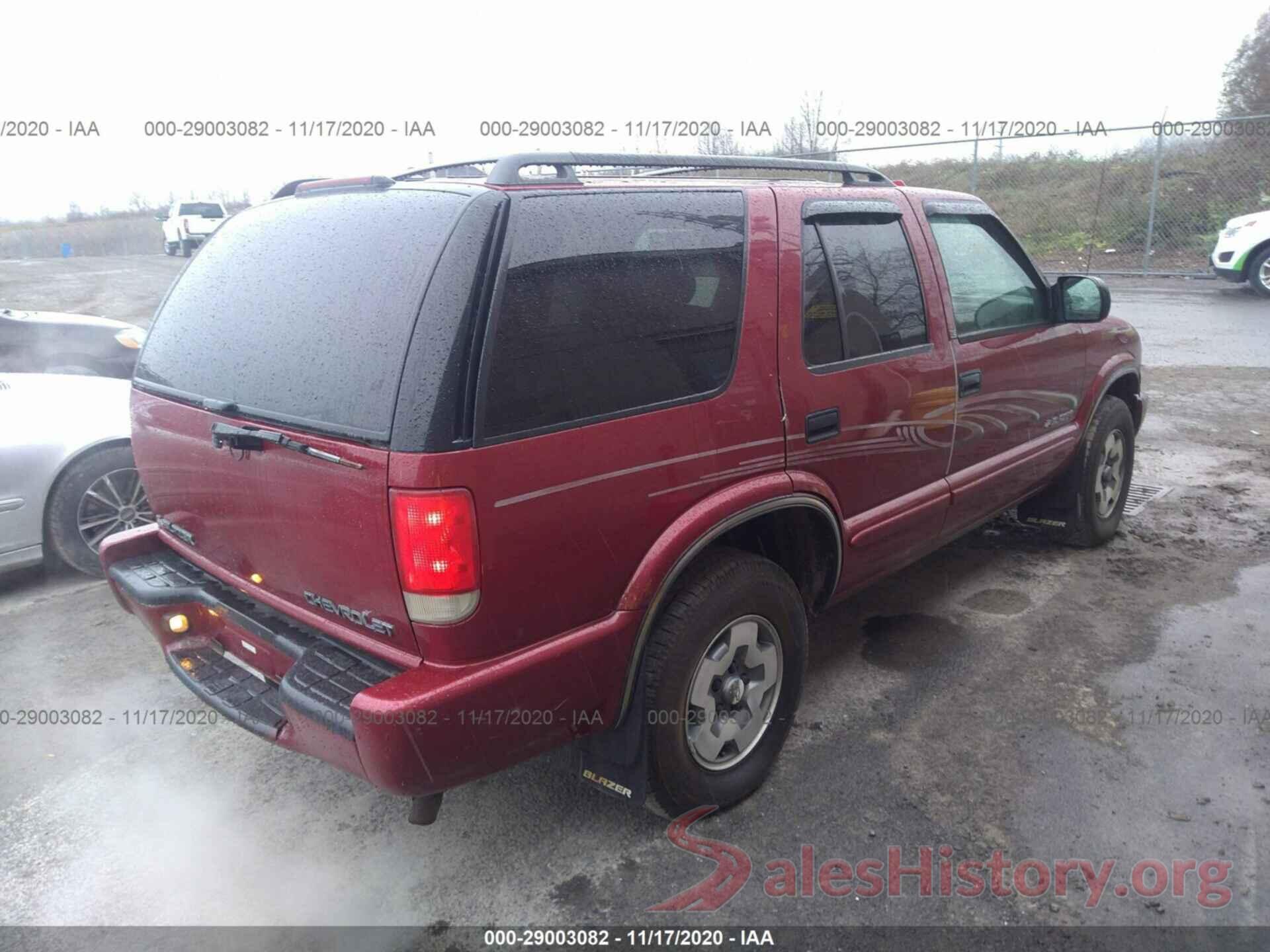 1GNDT13W62K113626 2002 CHEVROLET BLAZER