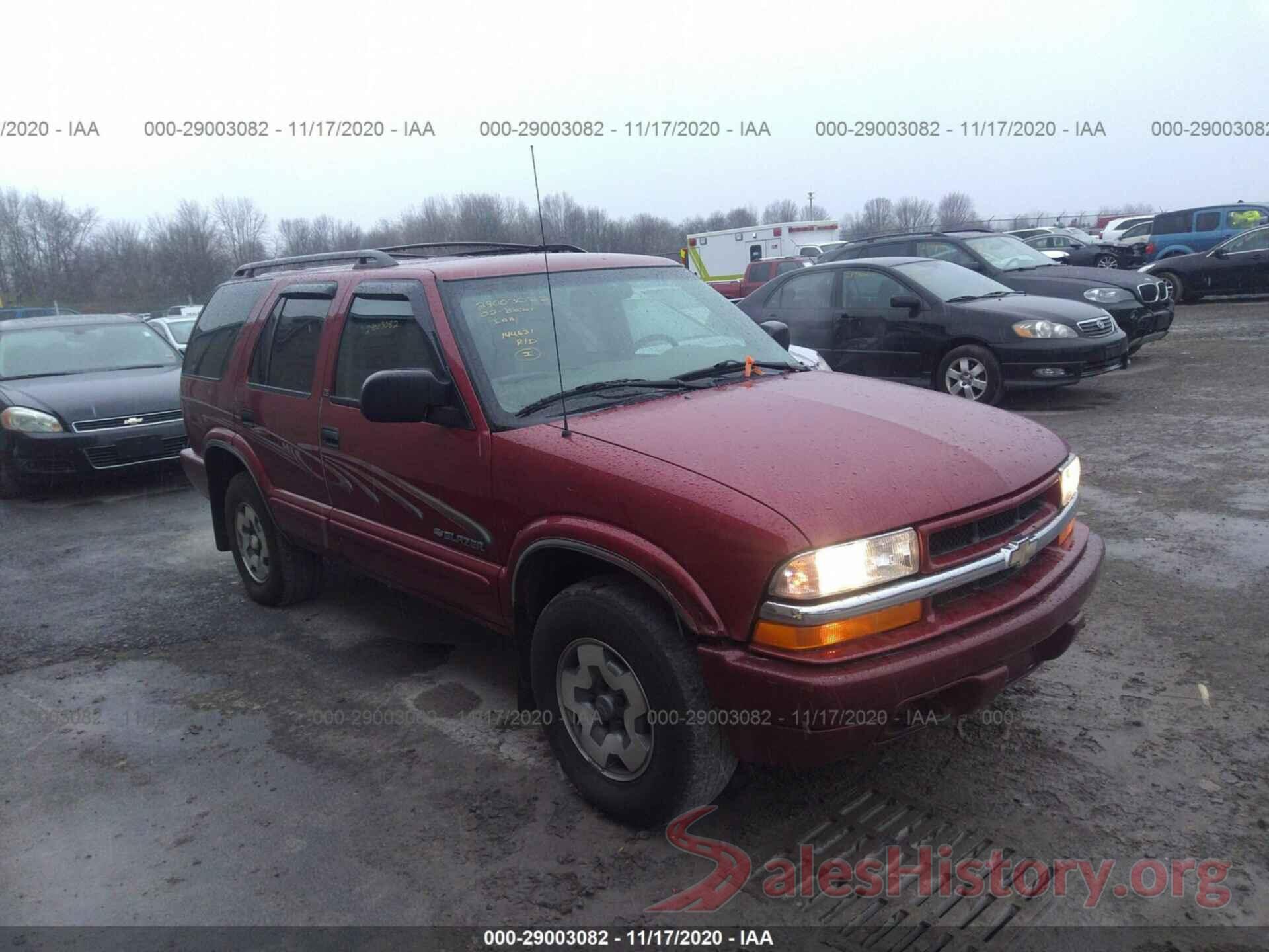 1GNDT13W62K113626 2002 CHEVROLET BLAZER