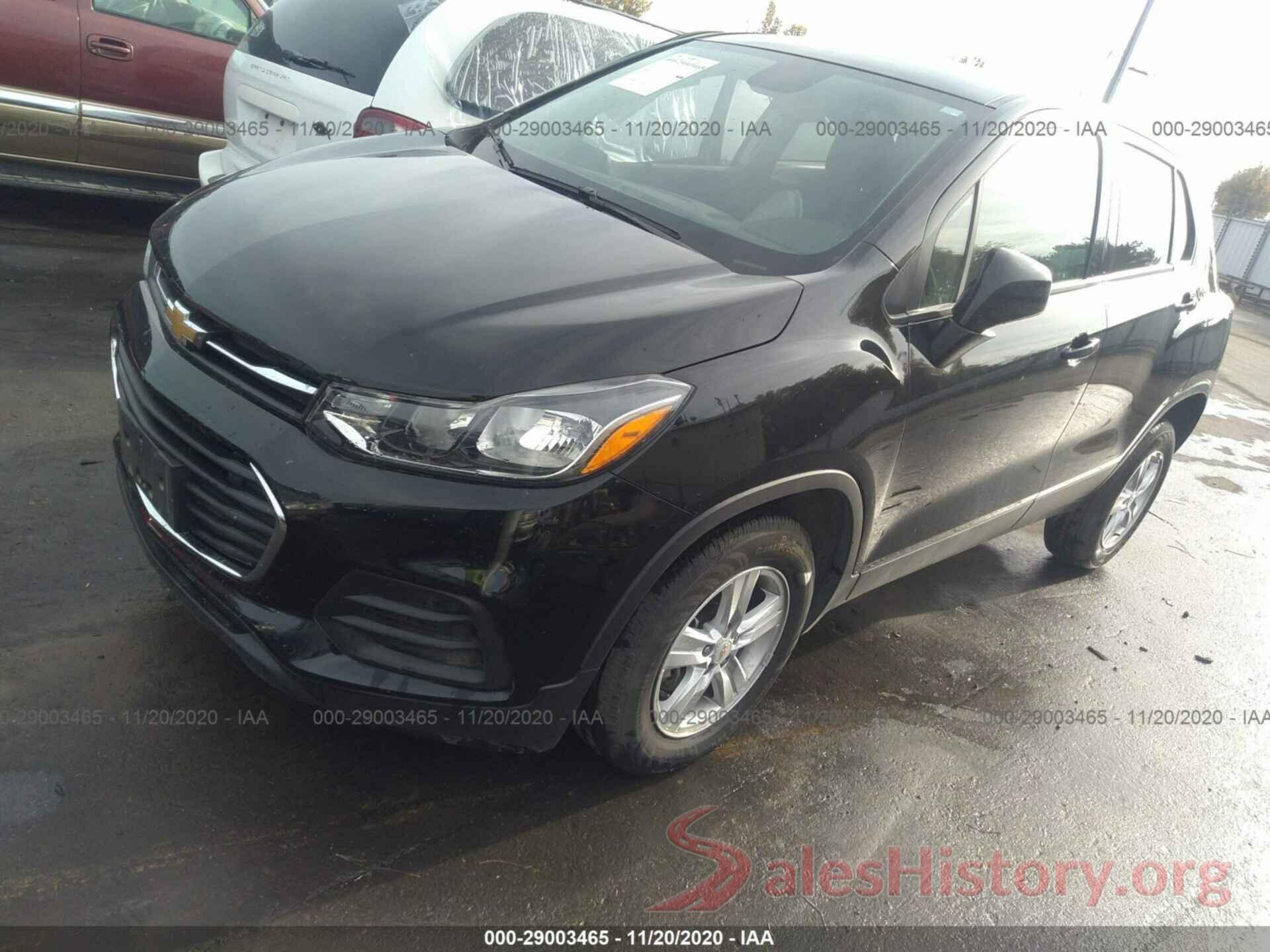 KL7CJKSB6LB063615 2020 CHEVROLET TRAX