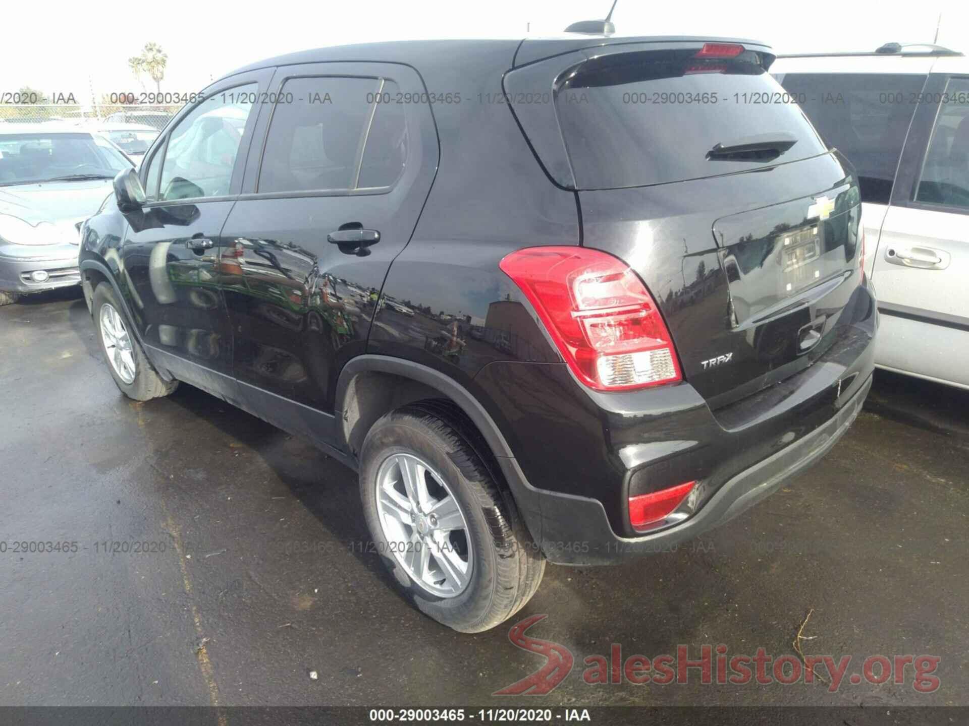 KL7CJKSB6LB063615 2020 CHEVROLET TRAX