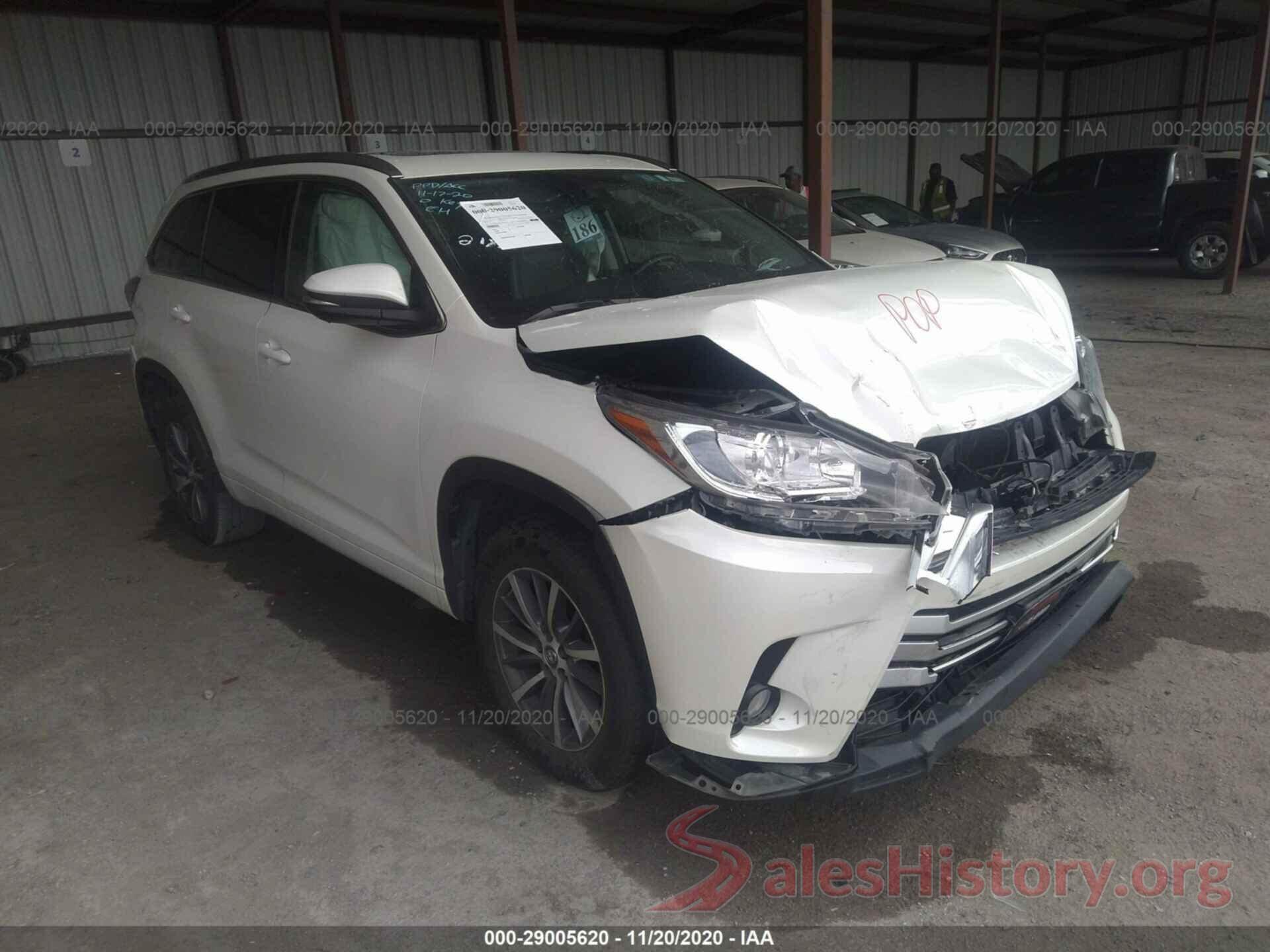 5TDKZRFHXHS522188 2017 TOYOTA HIGHLANDER