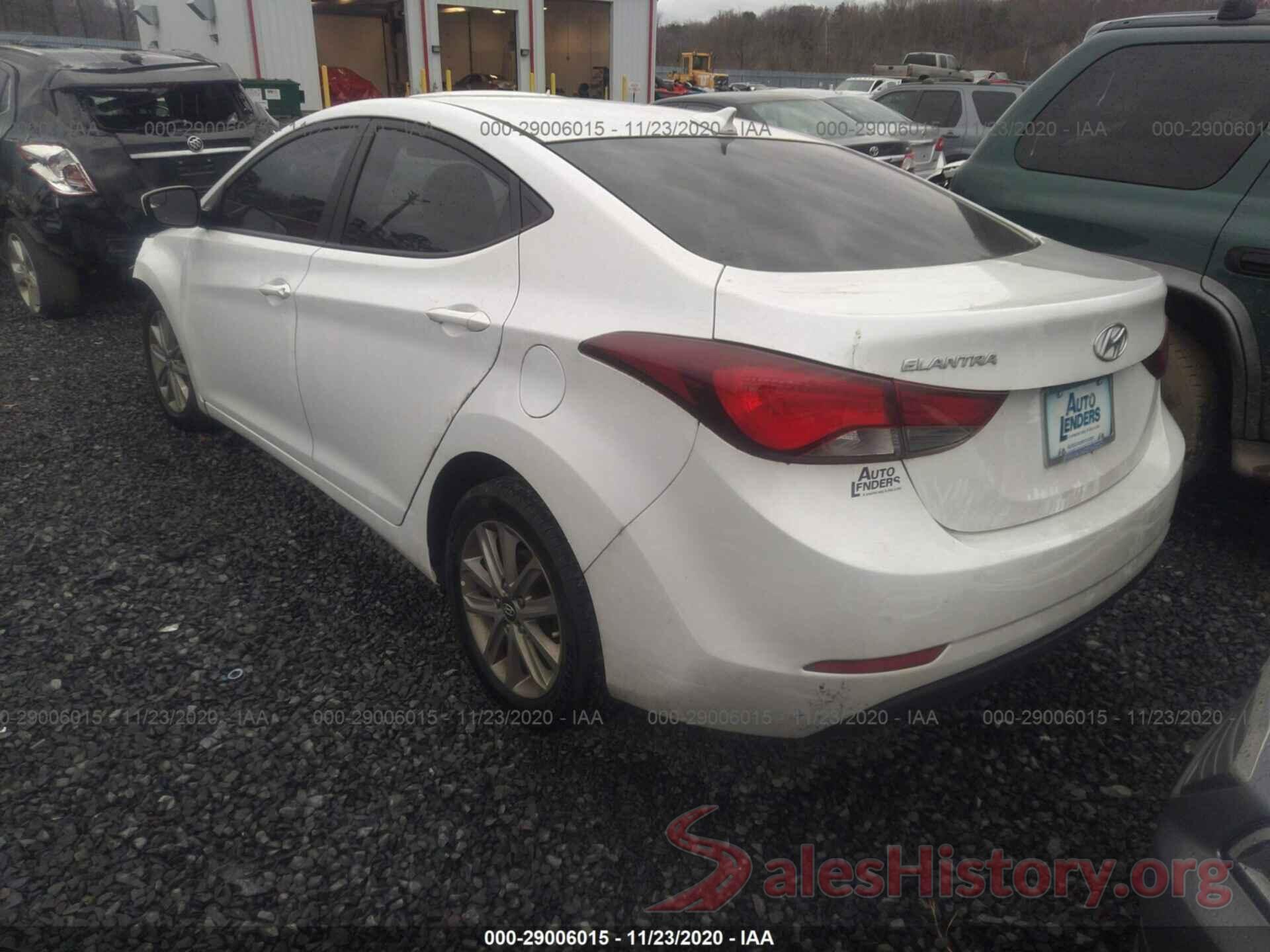 5NPDH4AE2GH775652 2016 HYUNDAI ELANTRA