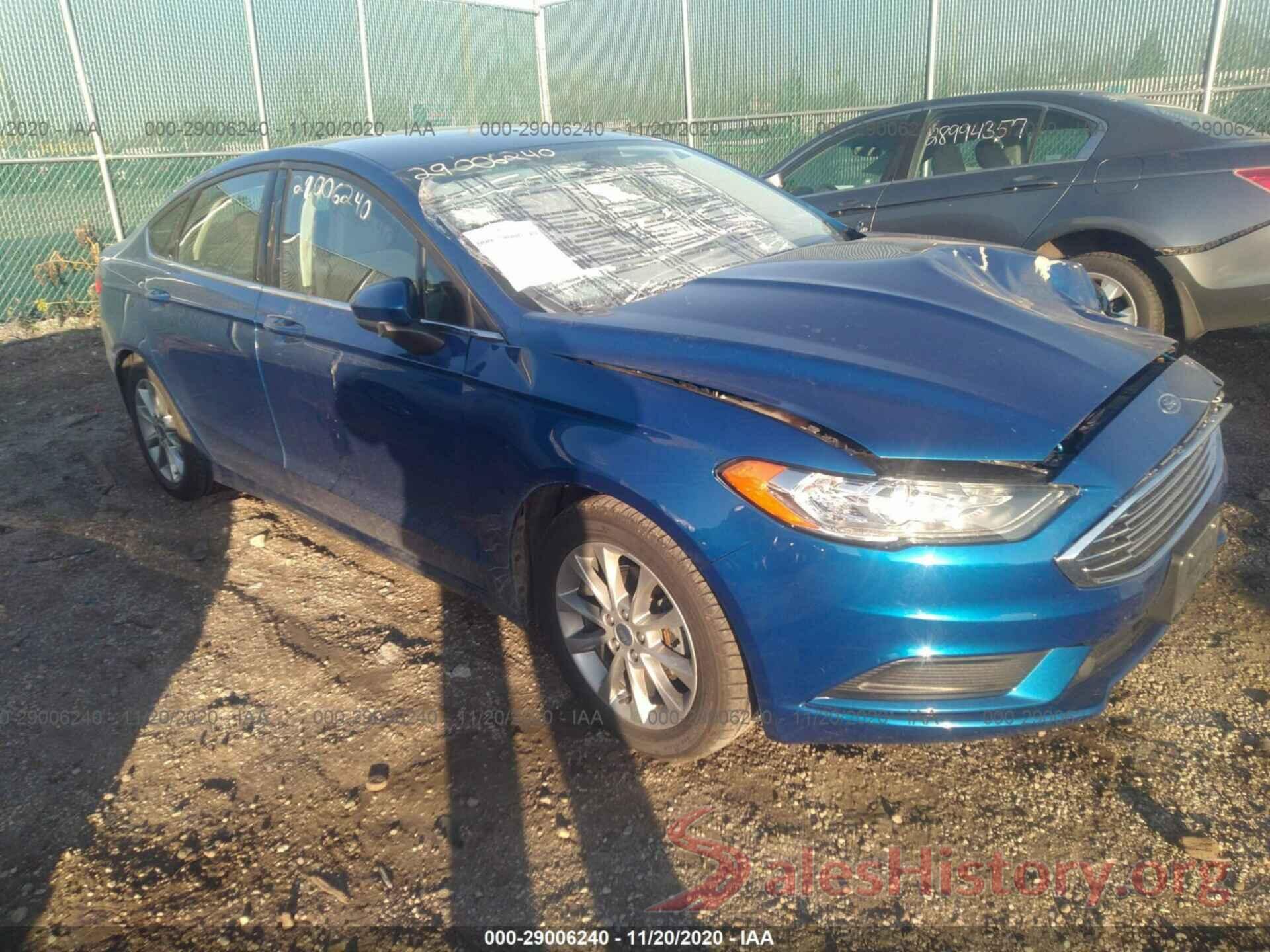 3FA6P0HD1HR138516 2017 FORD FUSION