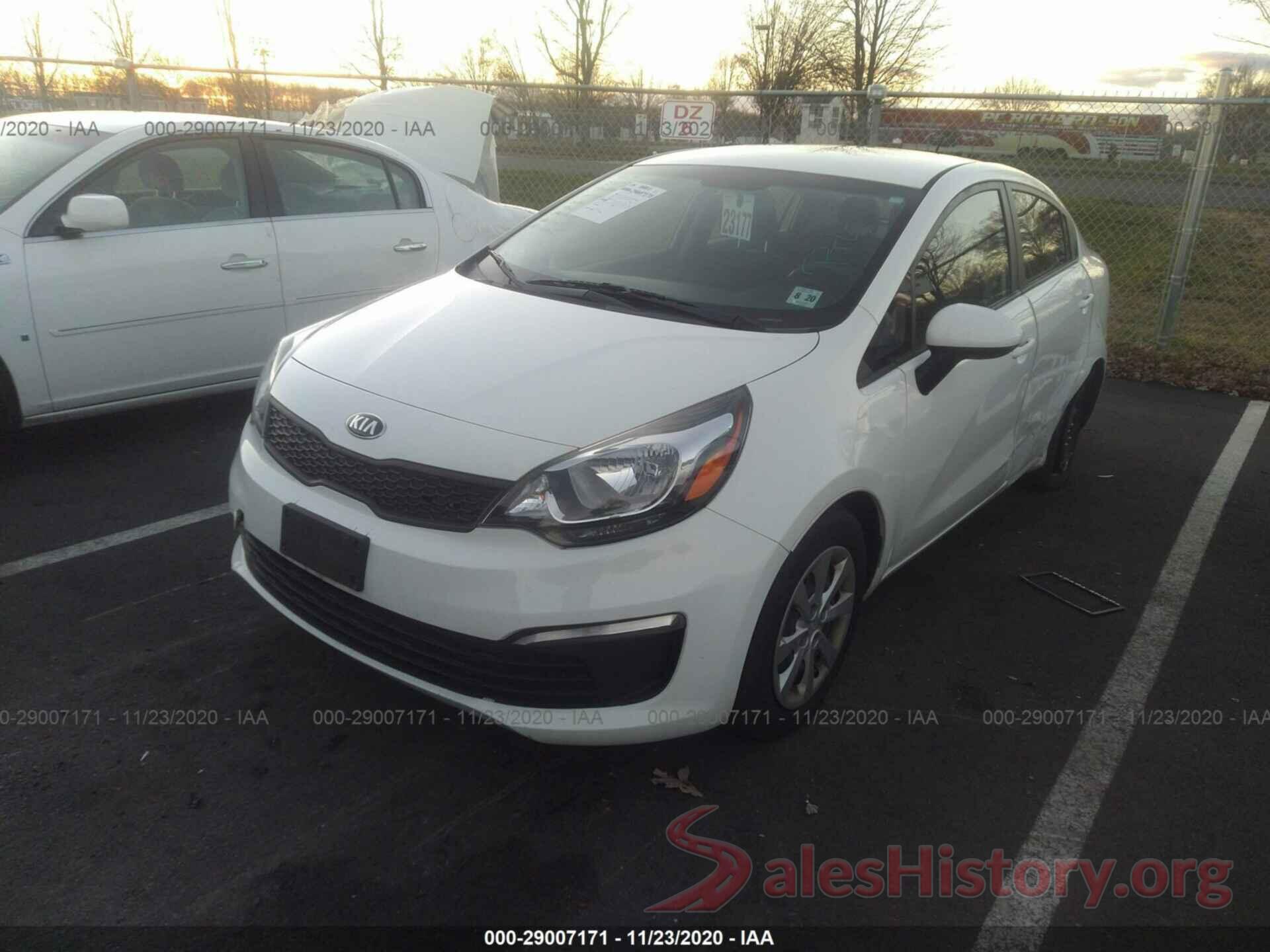 KNADM4A35G6578623 2016 KIA RIO