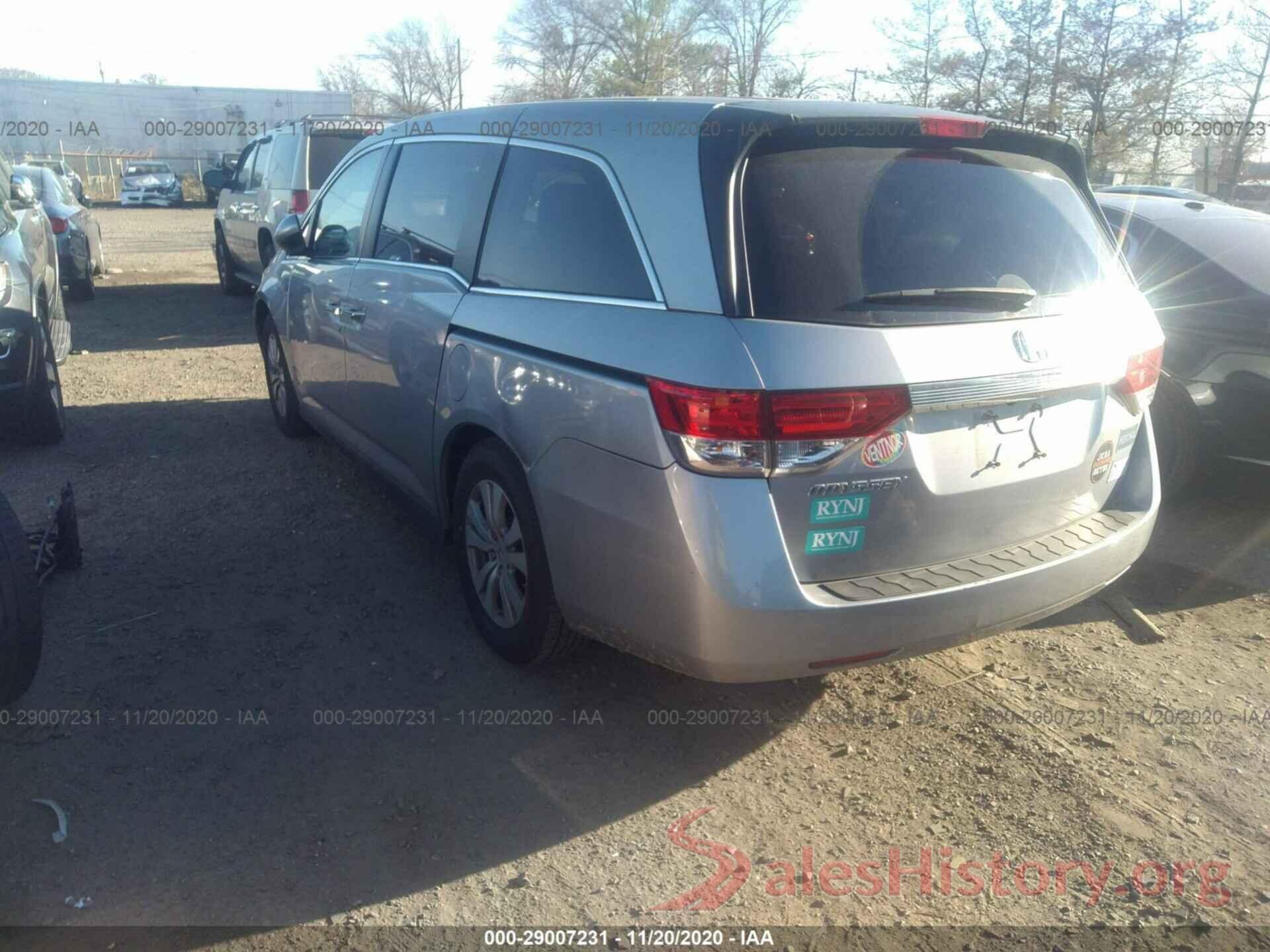 5FNRL5H48HB013627 2017 HONDA ODYSSEY