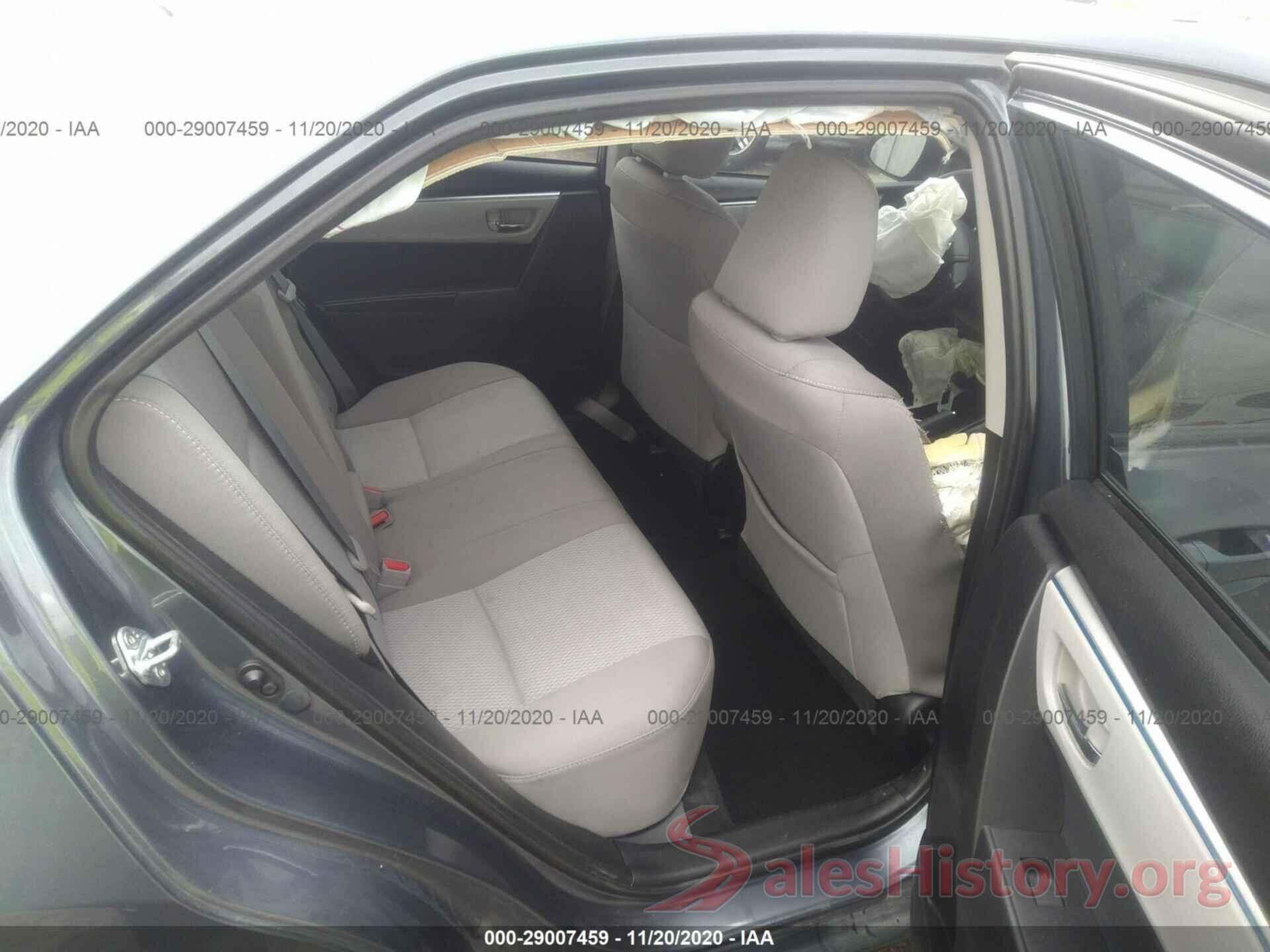 5YFBURHE1GP367166 2016 TOYOTA COROLLA