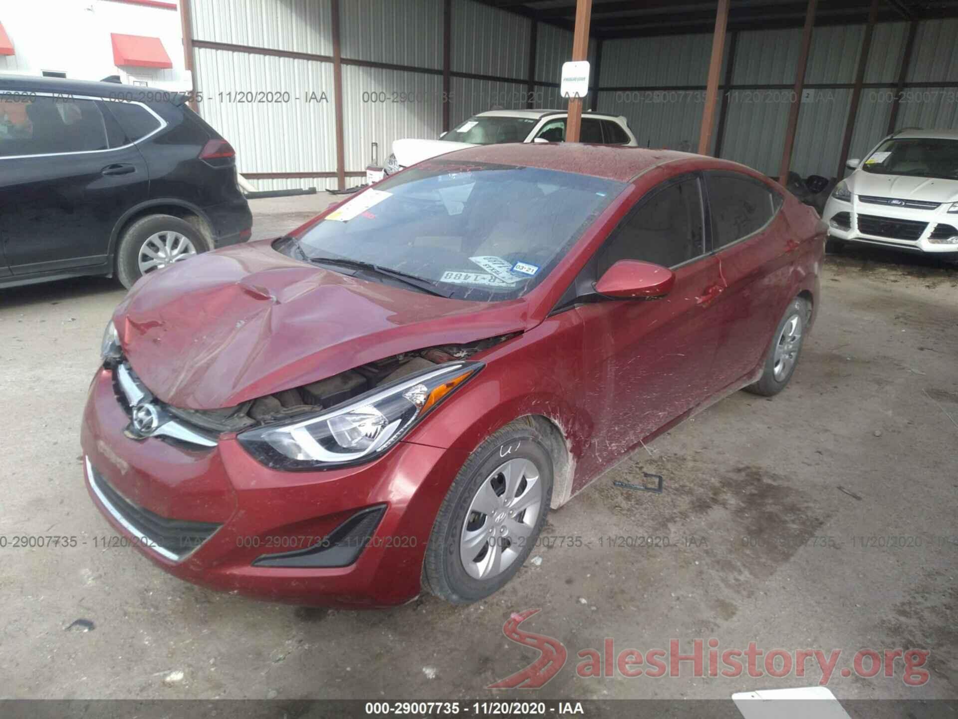 5NPDH4AE2GH788790 2016 HYUNDAI ELANTRA