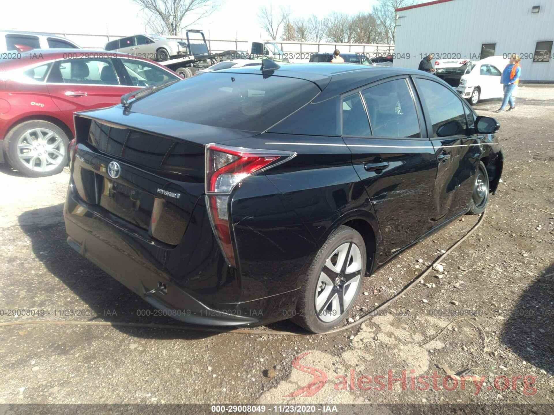 JTDKARFU3H3038207 2017 TOYOTA PRIUS