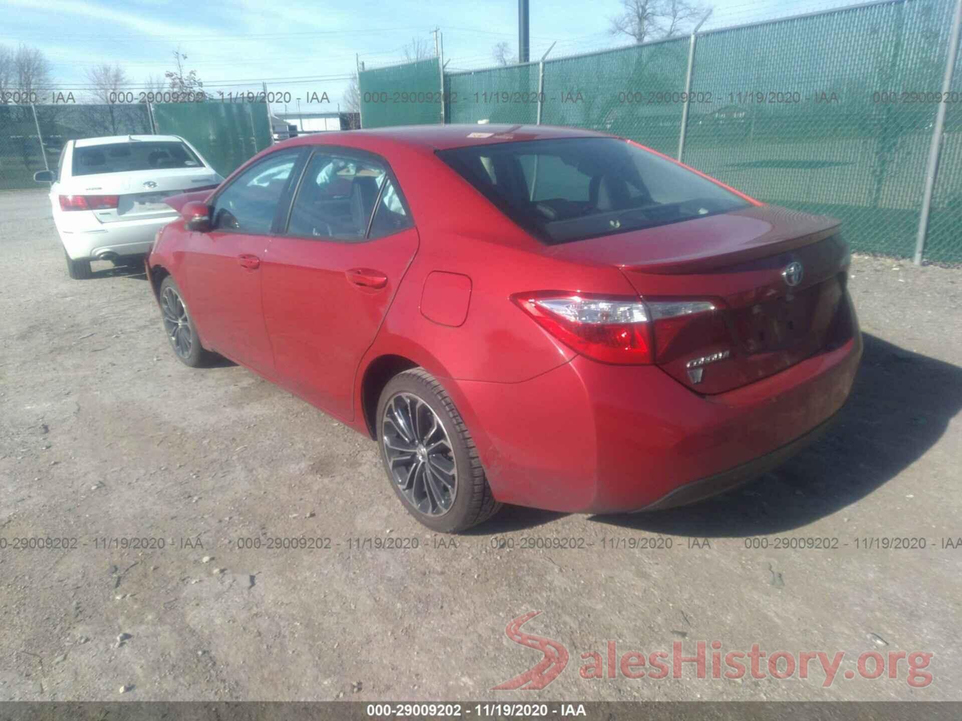 5YFBURHE9GP474367 2016 TOYOTA COROLLA