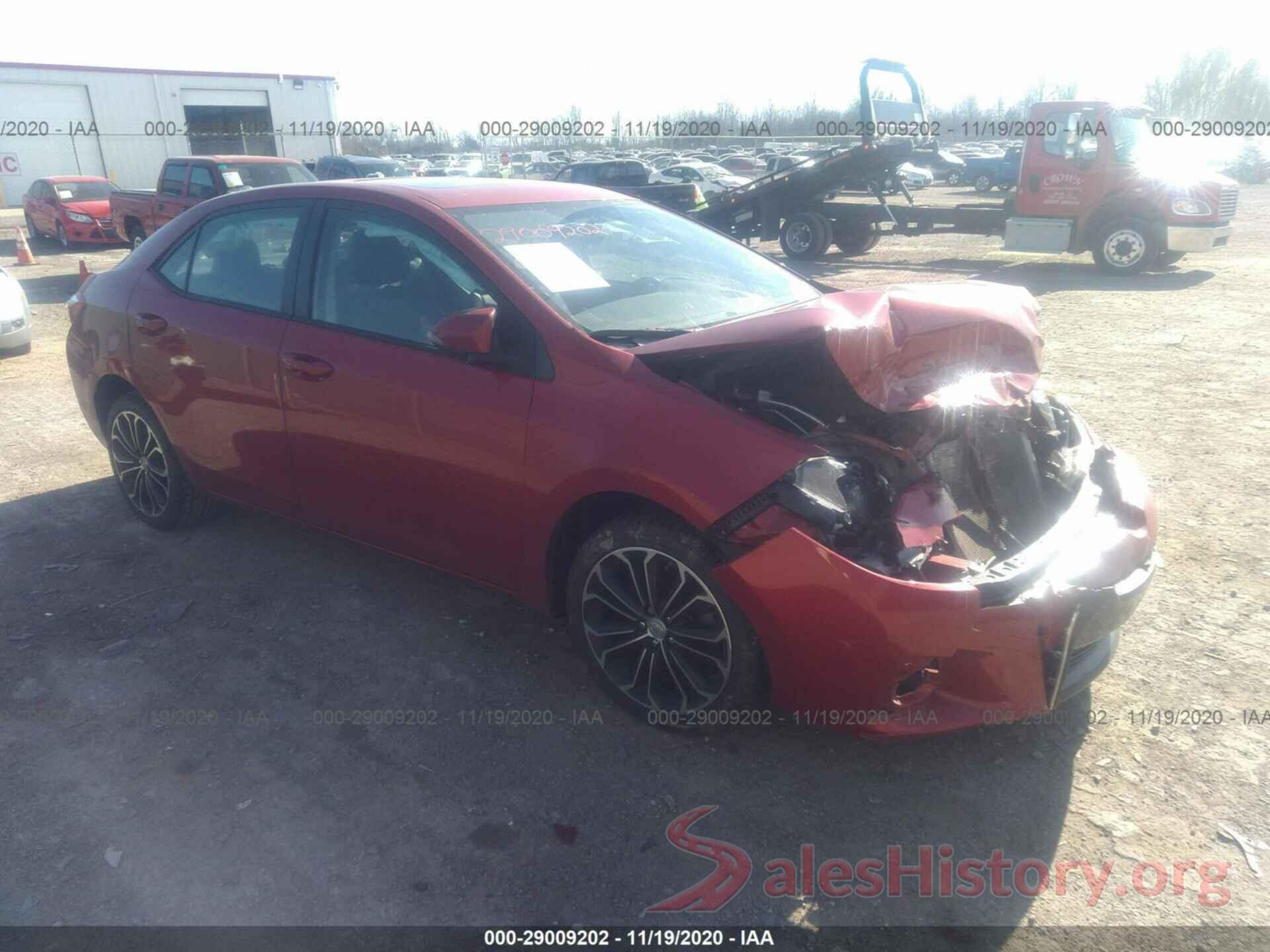 5YFBURHE9GP474367 2016 TOYOTA COROLLA