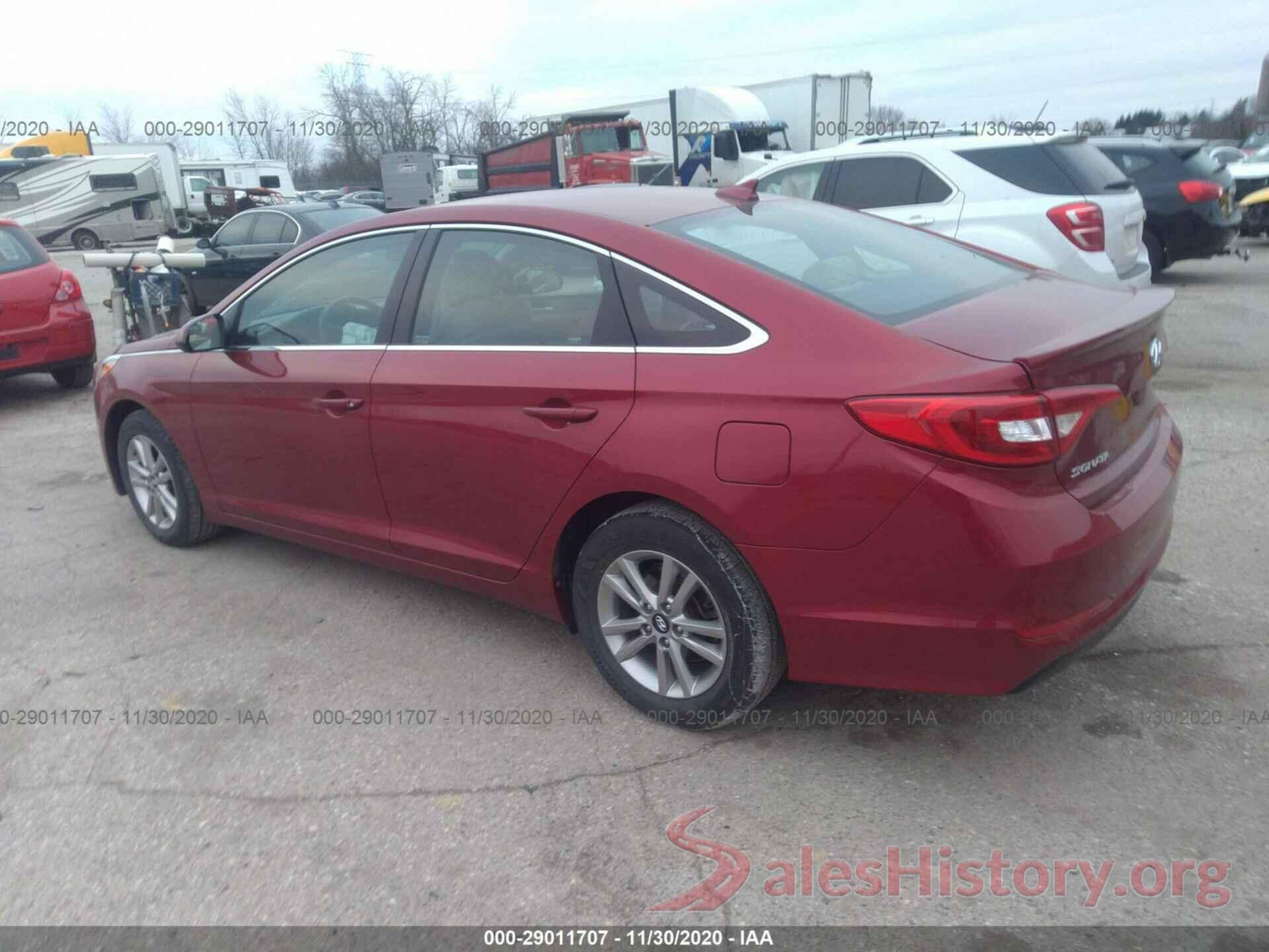 5NPE24AF0GH369139 2016 HYUNDAI SONATA