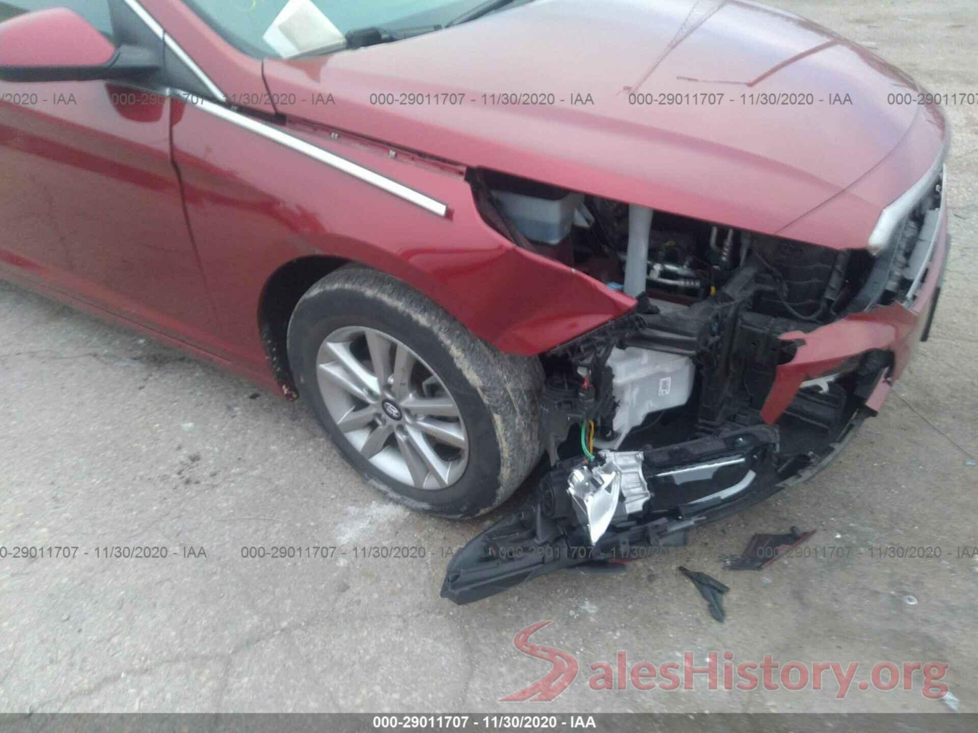 5NPE24AF0GH369139 2016 HYUNDAI SONATA