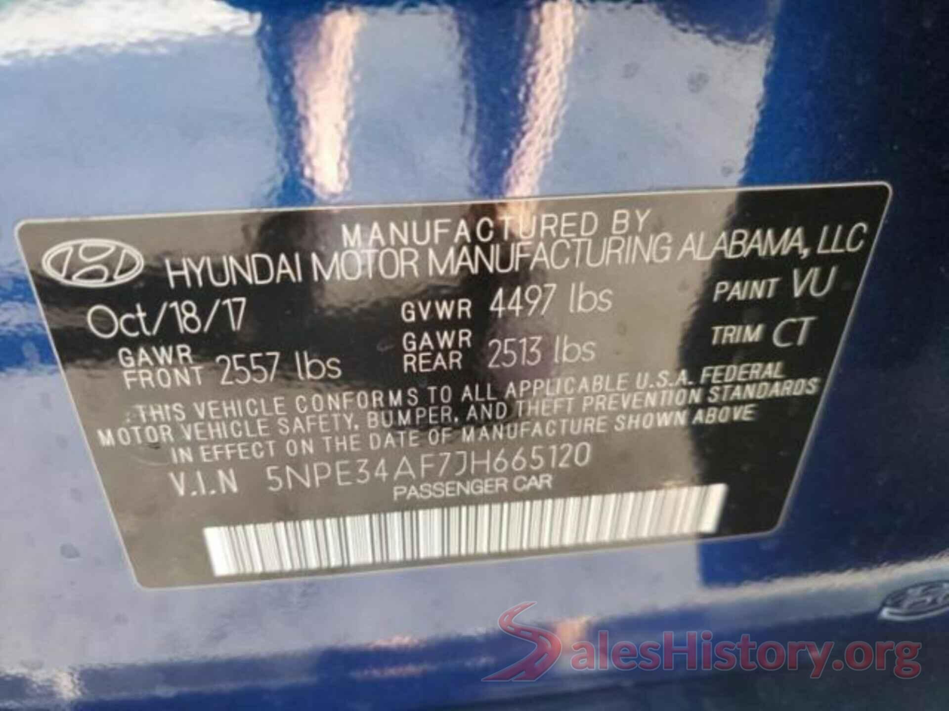 5NPE34AF7JH665120 2018 HYUNDAI SONATA