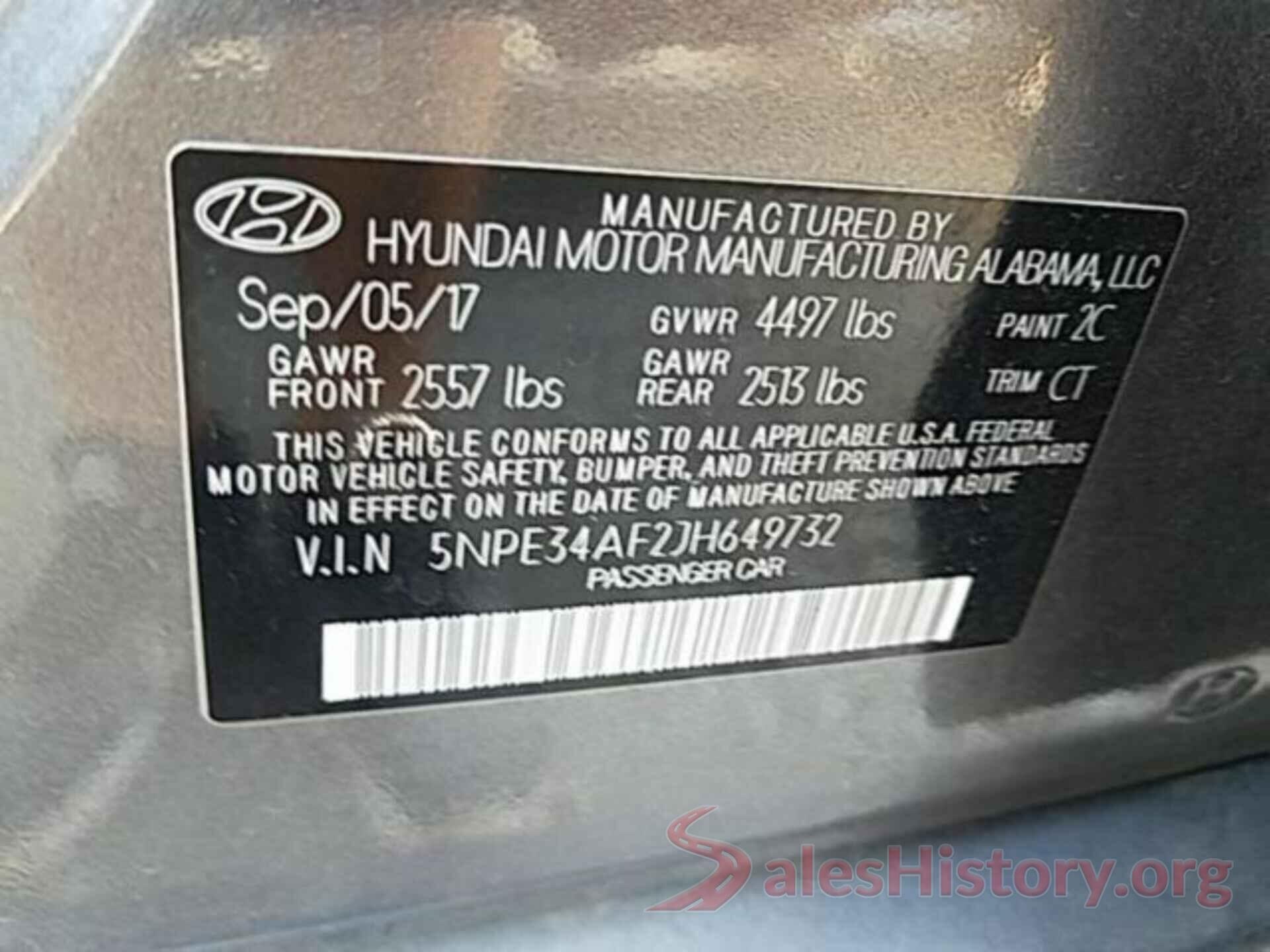 5NPE34AF2JH649732 2018 HYUNDAI SONATA