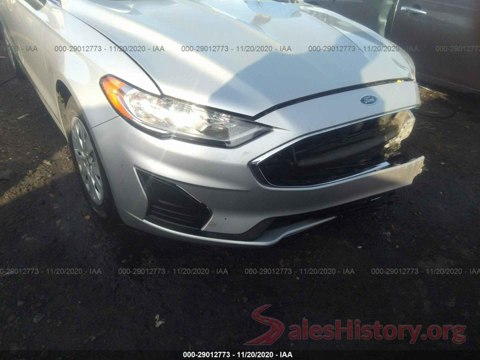 3FA6P0G77KR161379 2019 FORD FUSION