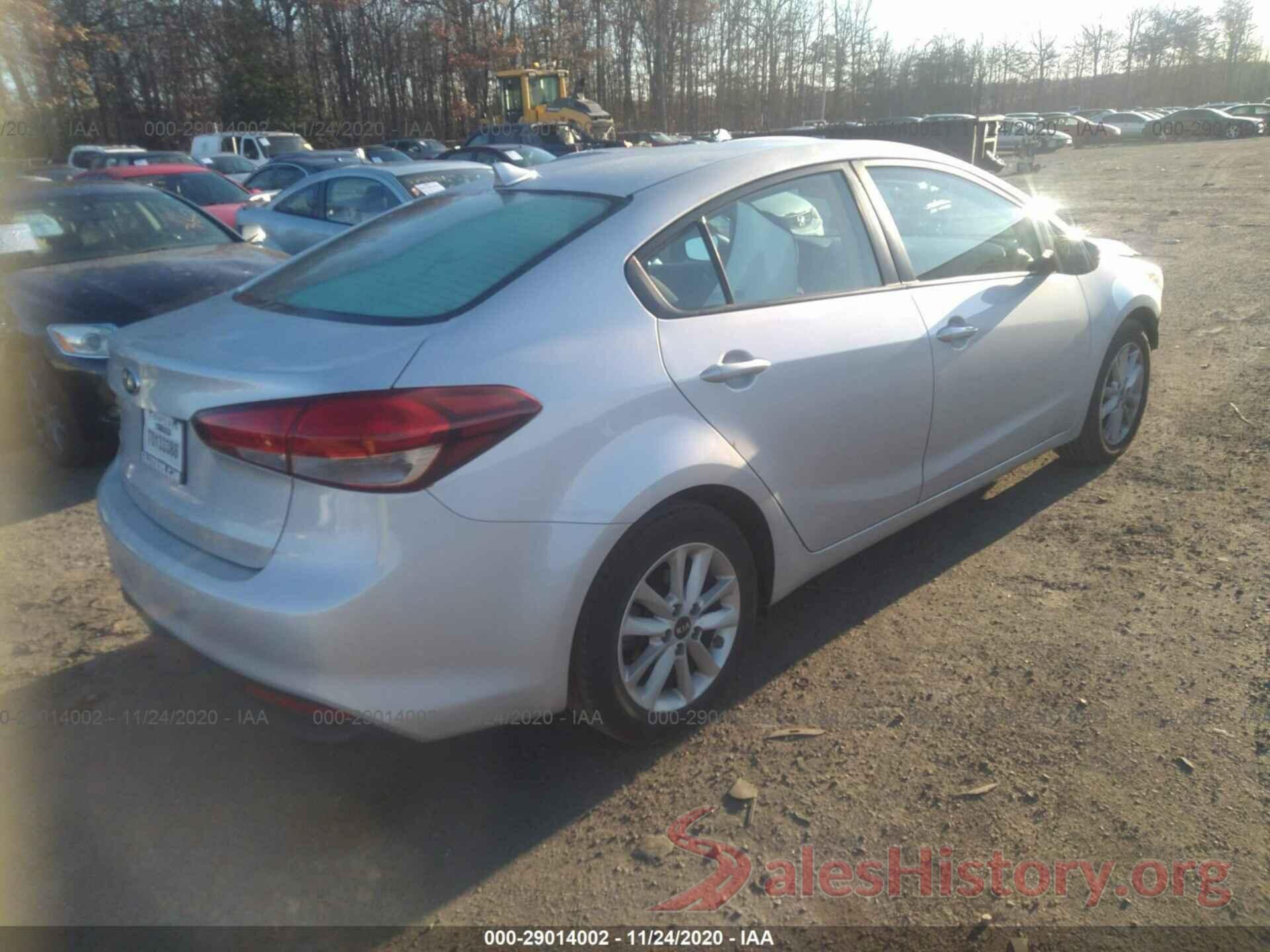 3KPFL4A71HE135480 2017 KIA FORTE