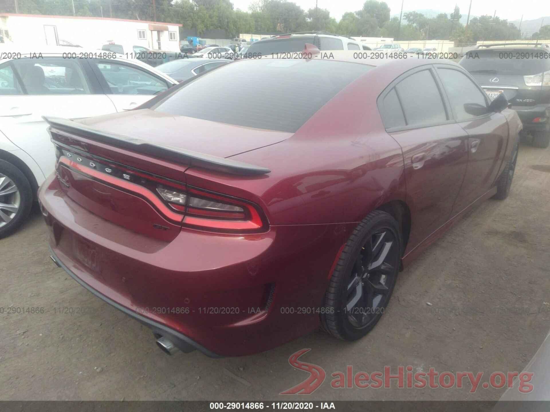 2C3CDXHG8KH520302 2019 DODGE CHARGER