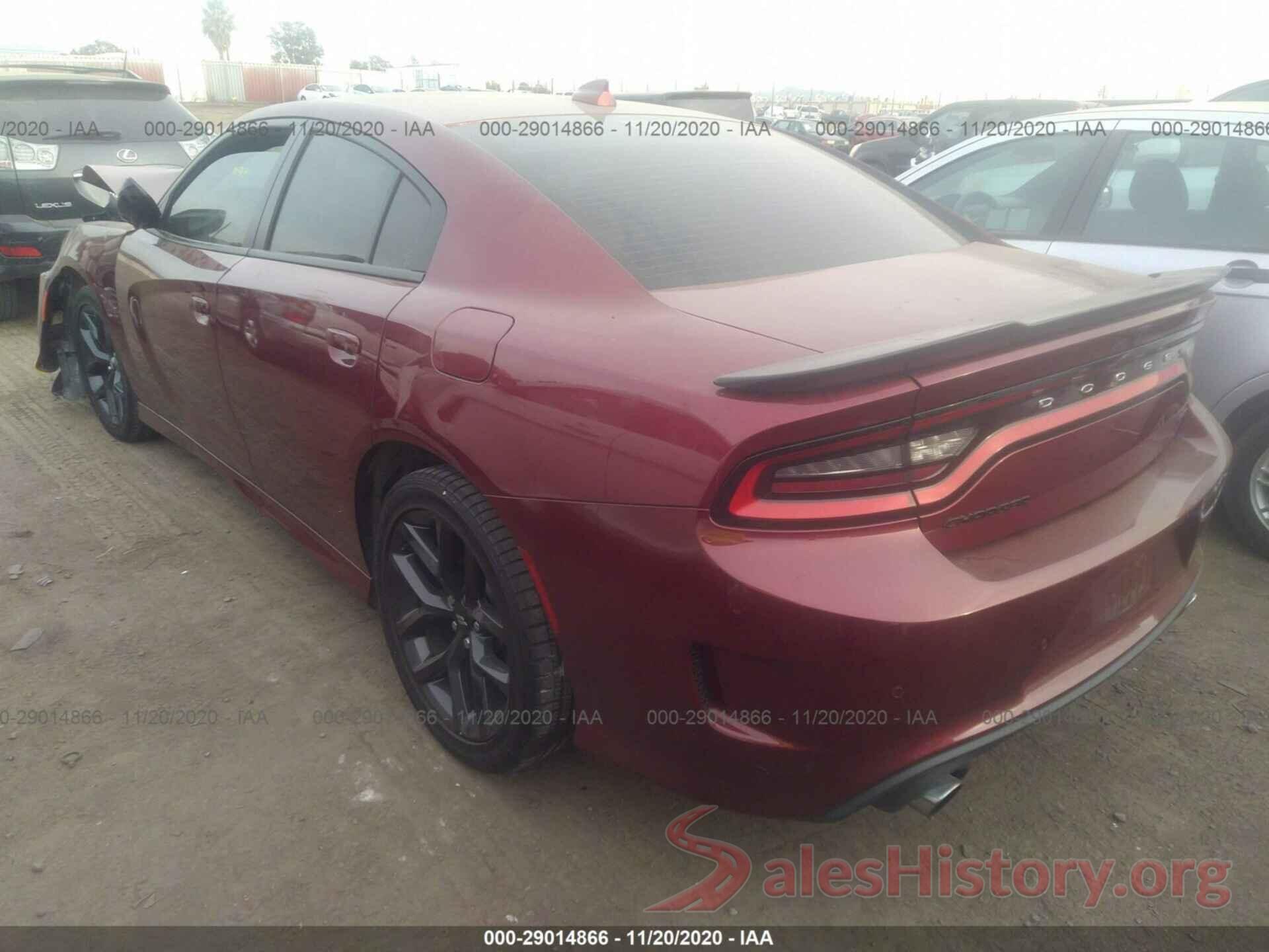 2C3CDXHG8KH520302 2019 DODGE CHARGER