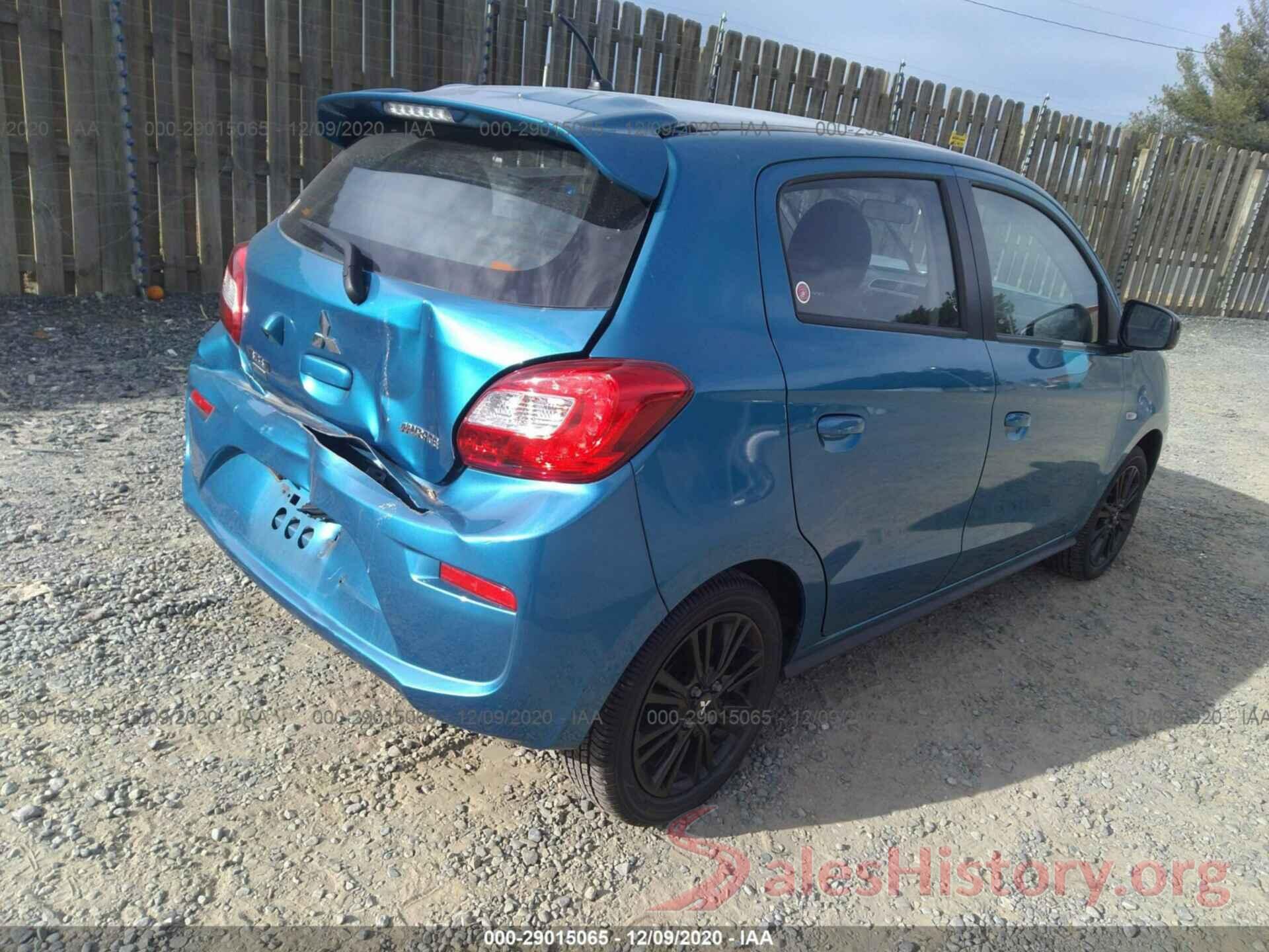 ML32A5HJ6KH002200 2019 MITSUBISHI MIRAGE