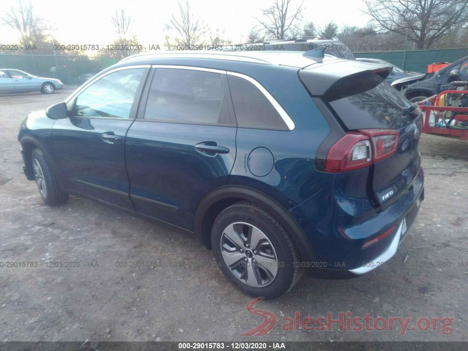 KNDCB3LC1K5240307 2019 KIA NIRO