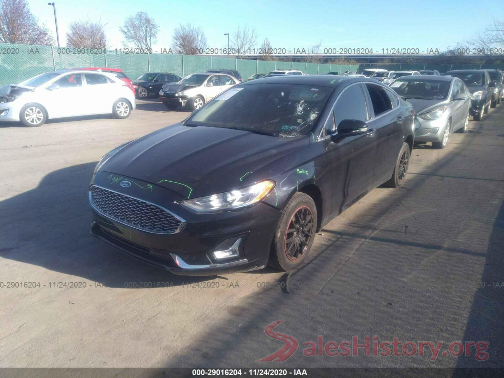 3FA6P0D95KR105091 2019 FORD FUSION