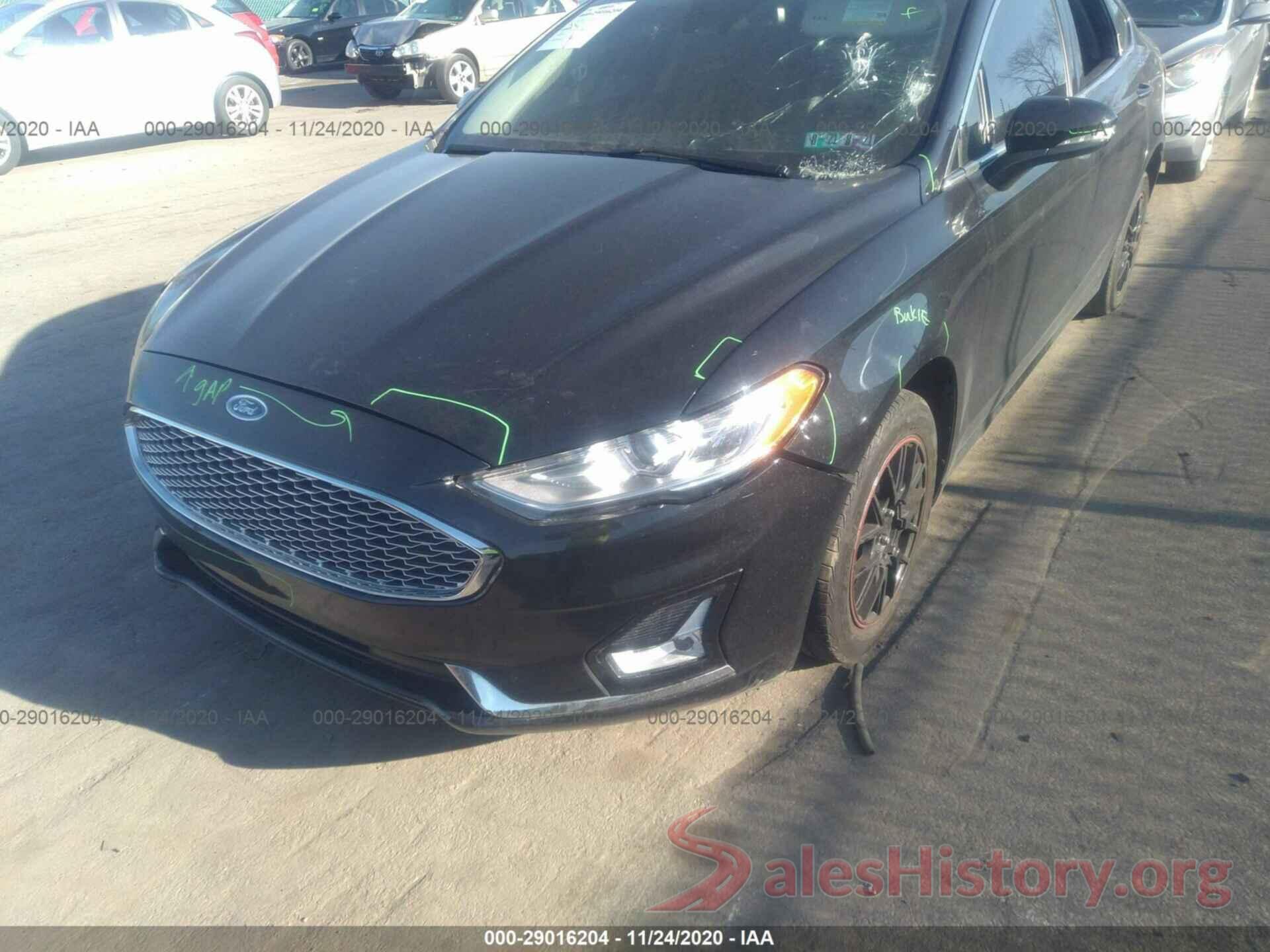 3FA6P0D95KR105091 2019 FORD FUSION