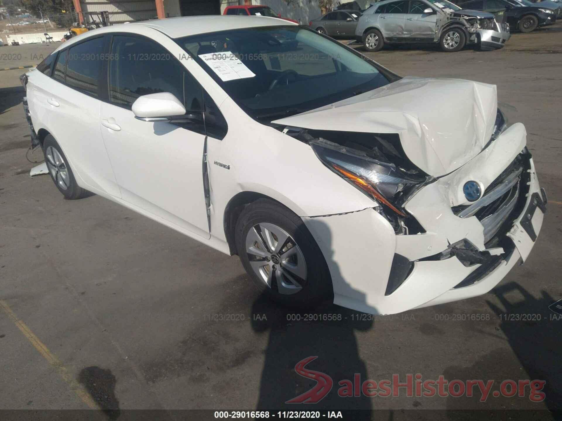 JTDKBRFUXJ3066279 2018 TOYOTA PRIUS