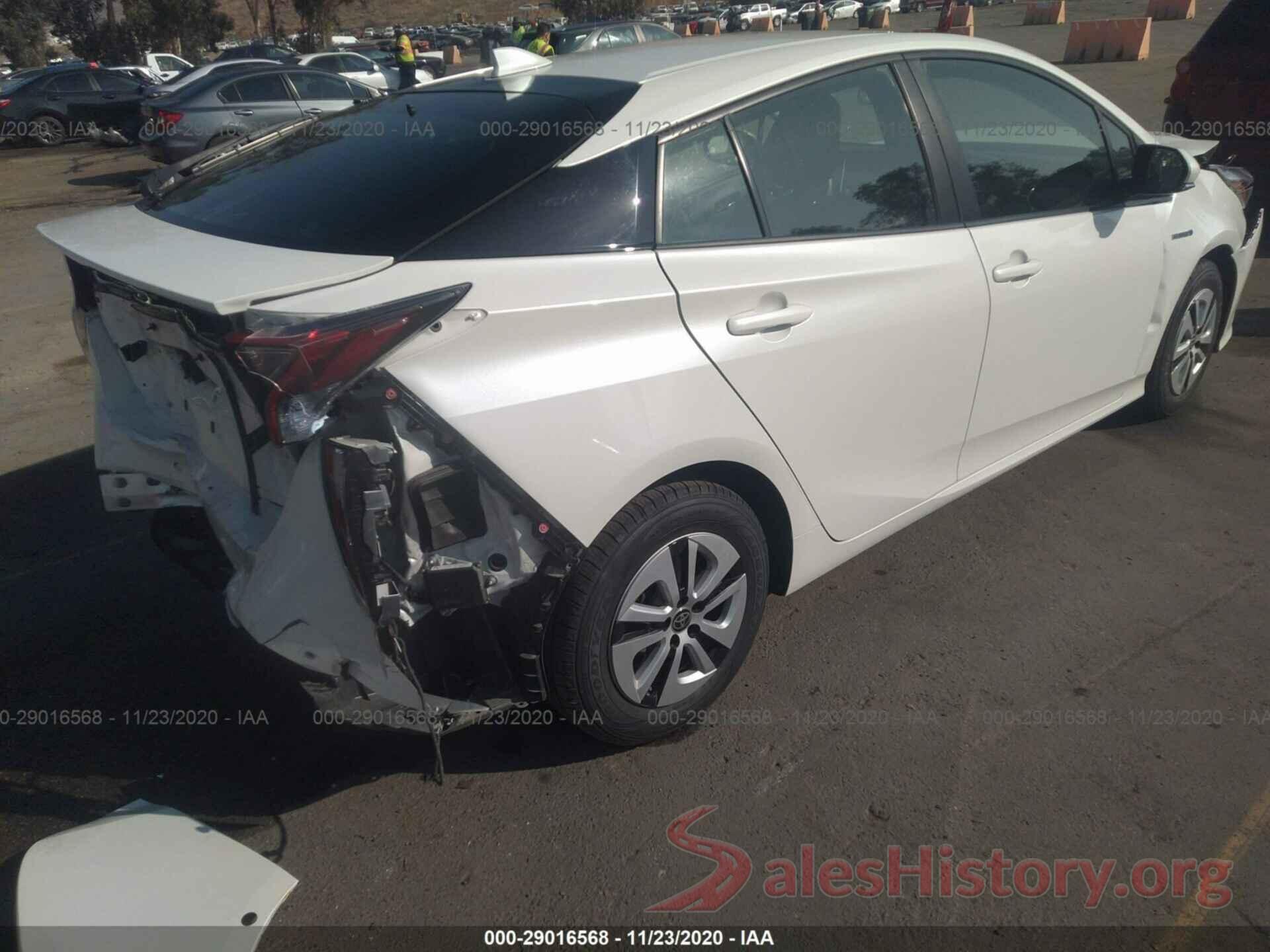 JTDKBRFUXJ3066279 2018 TOYOTA PRIUS