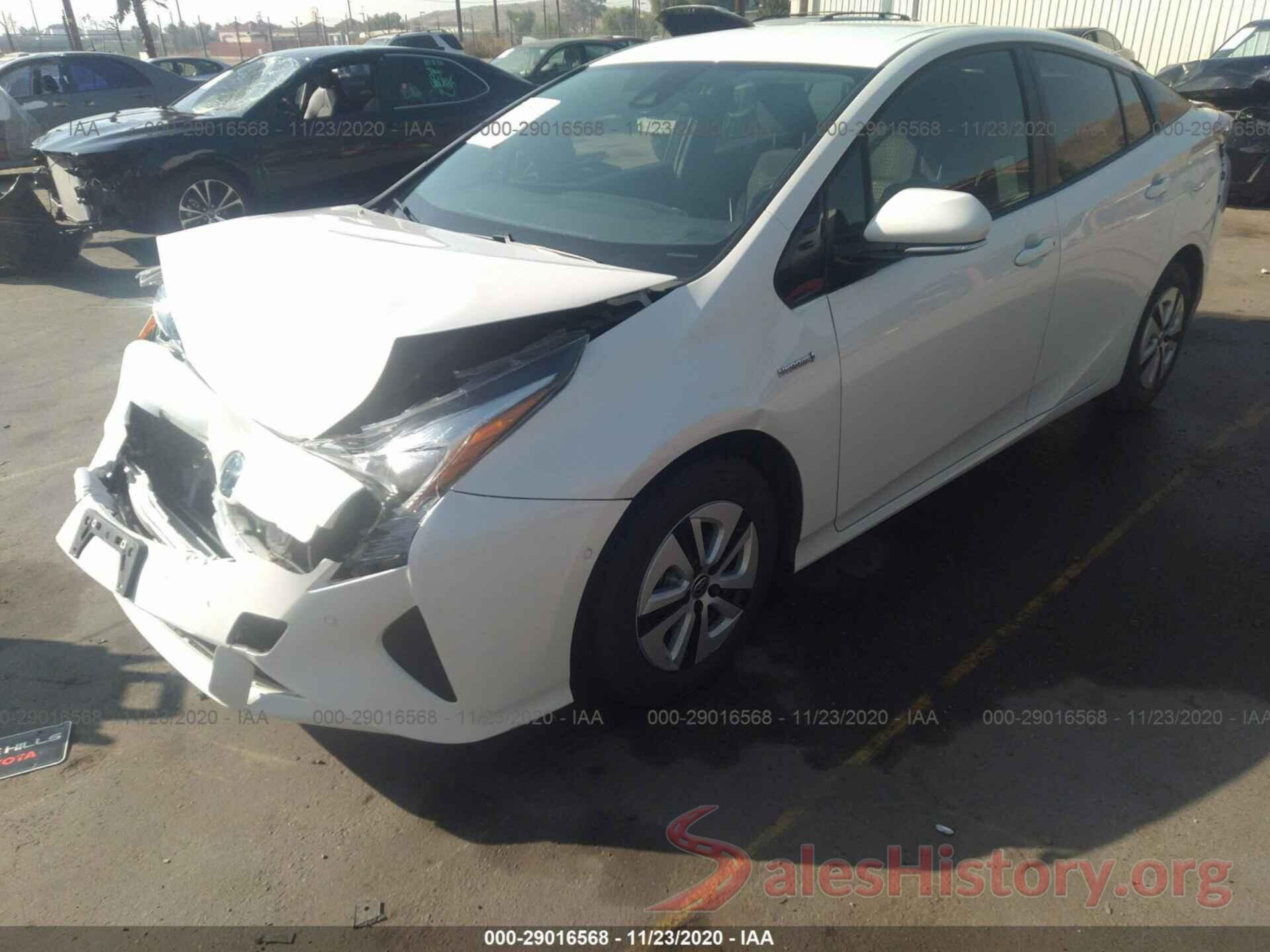 JTDKBRFUXJ3066279 2018 TOYOTA PRIUS