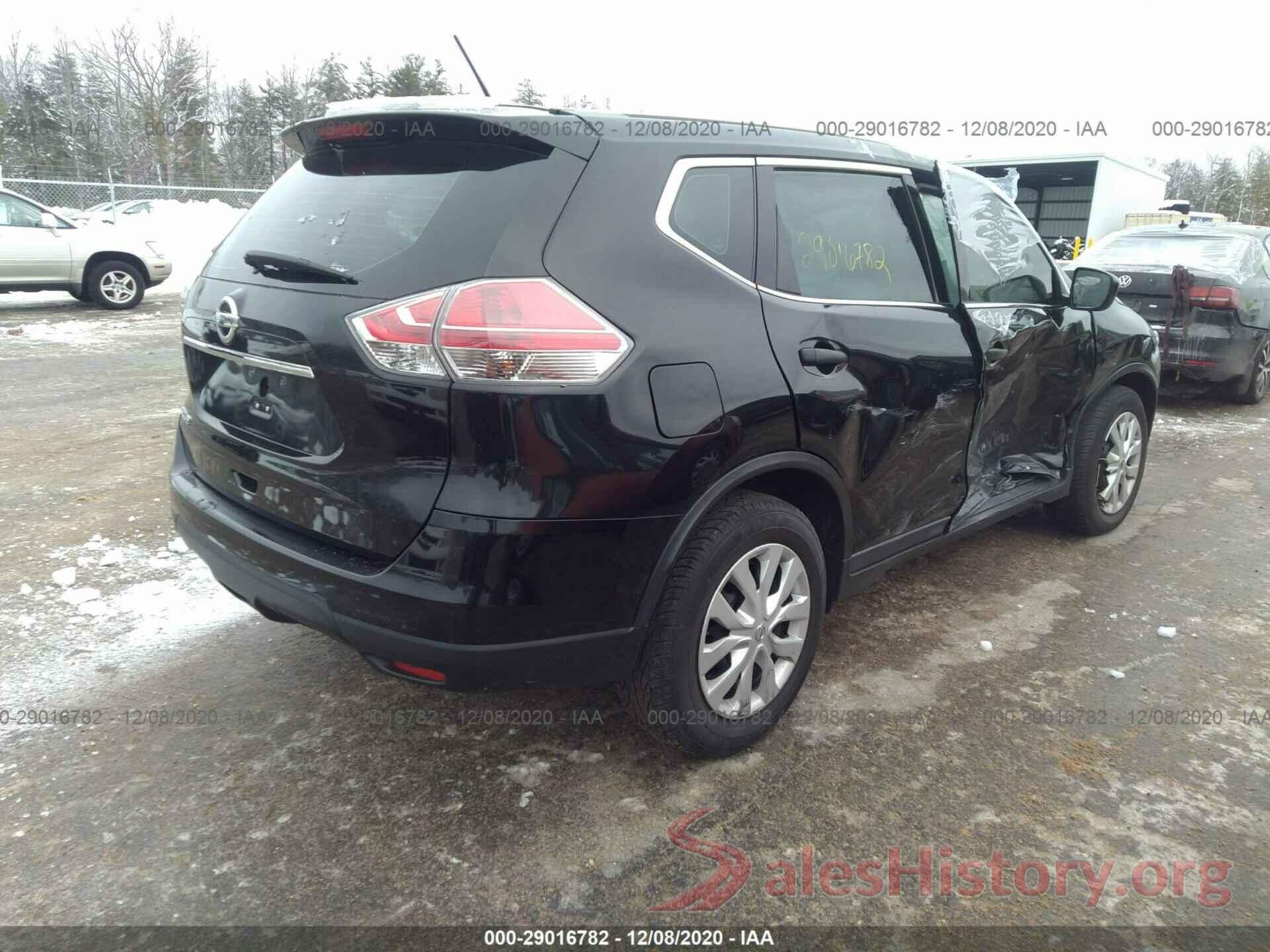 5N1AT2MT4GC812563 2016 NISSAN ROGUE