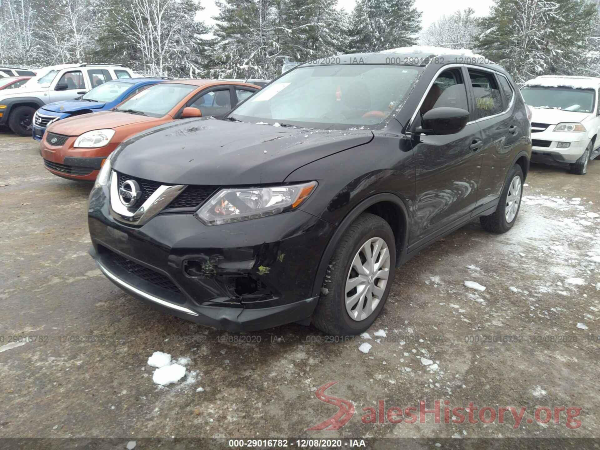 5N1AT2MT4GC812563 2016 NISSAN ROGUE