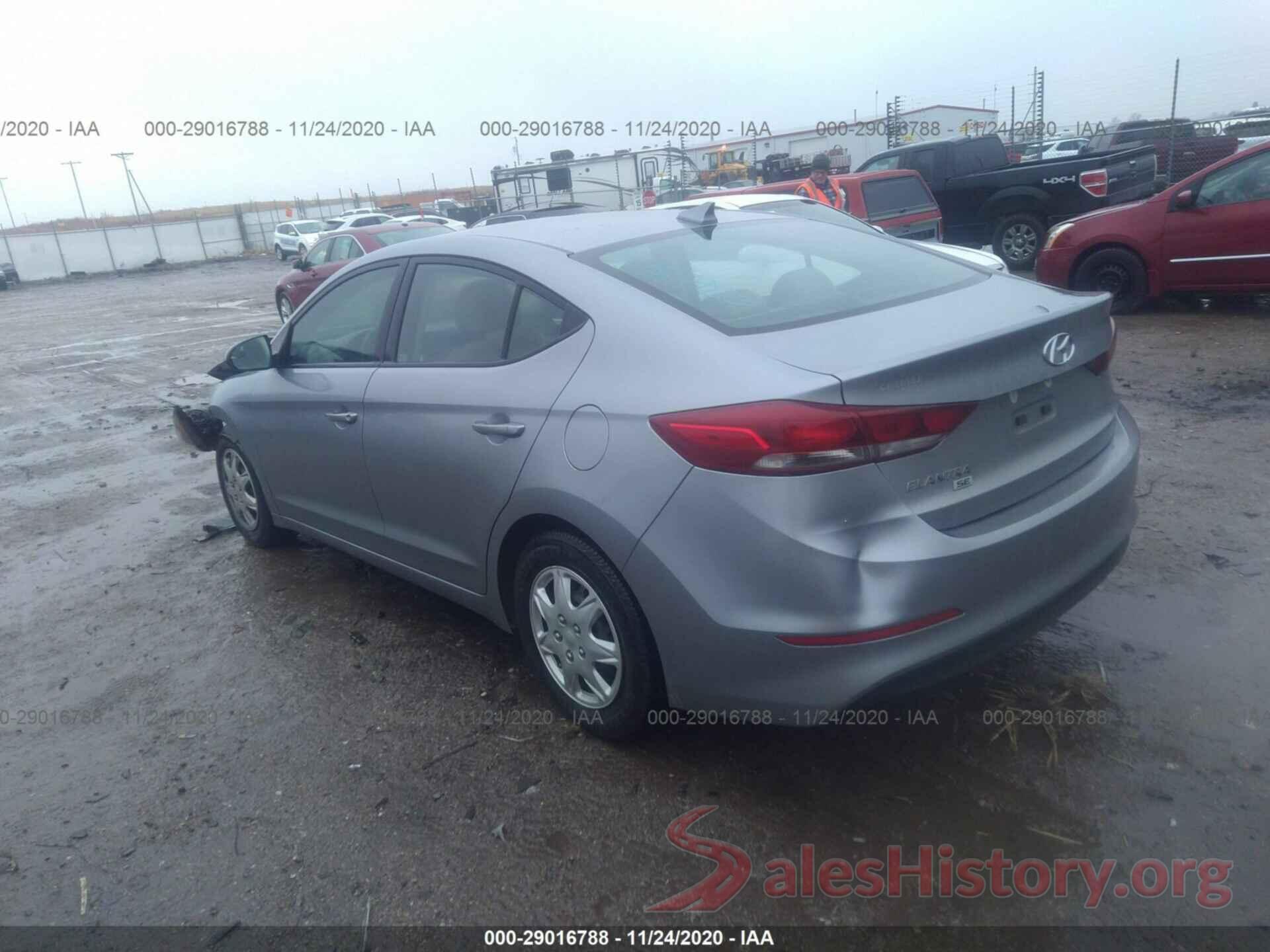 5NPD74LF8HH166219 2017 HYUNDAI ELANTRA