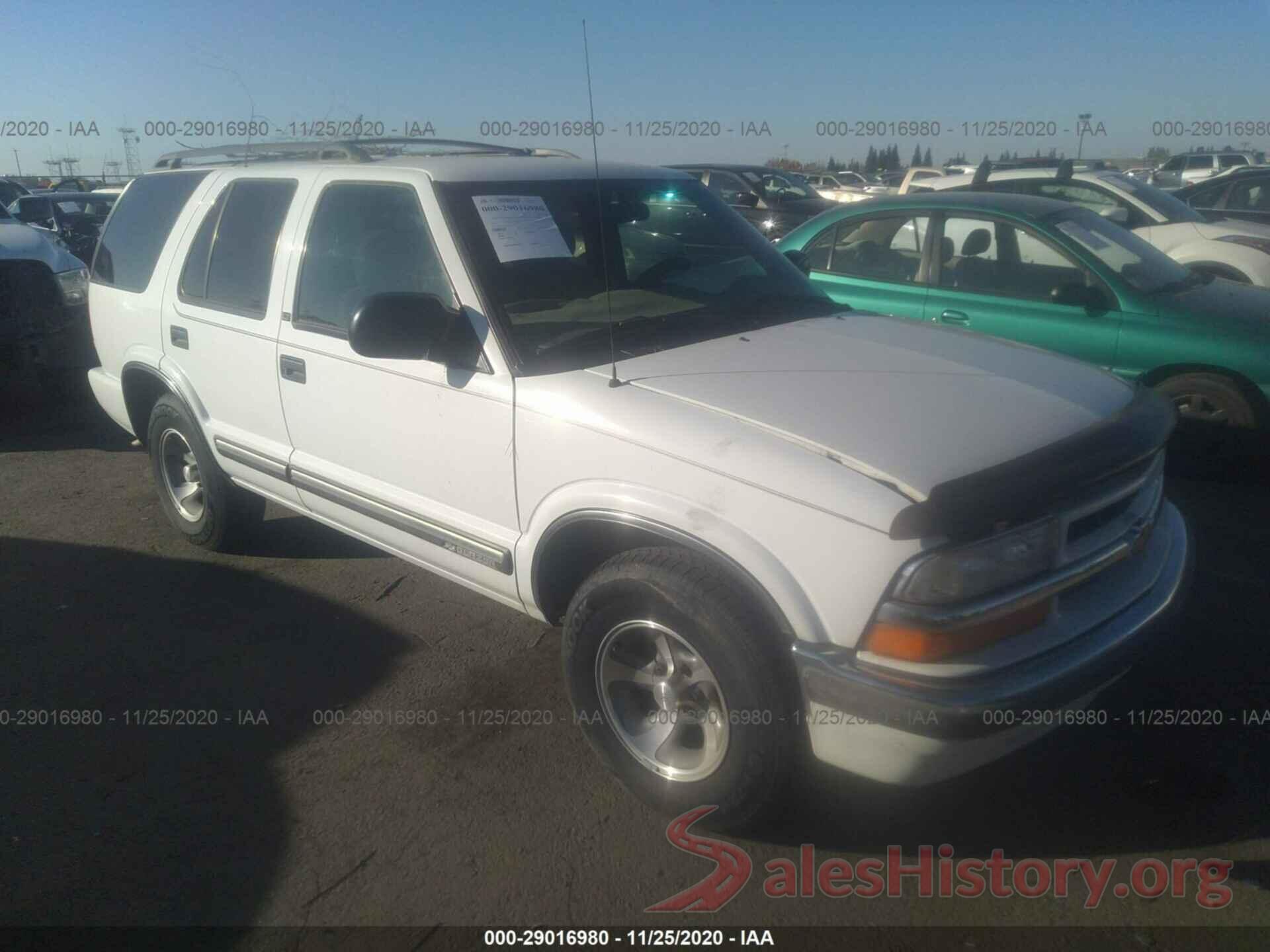 1GNCS13W3Y2323222 2000 CHEVROLET BLAZER