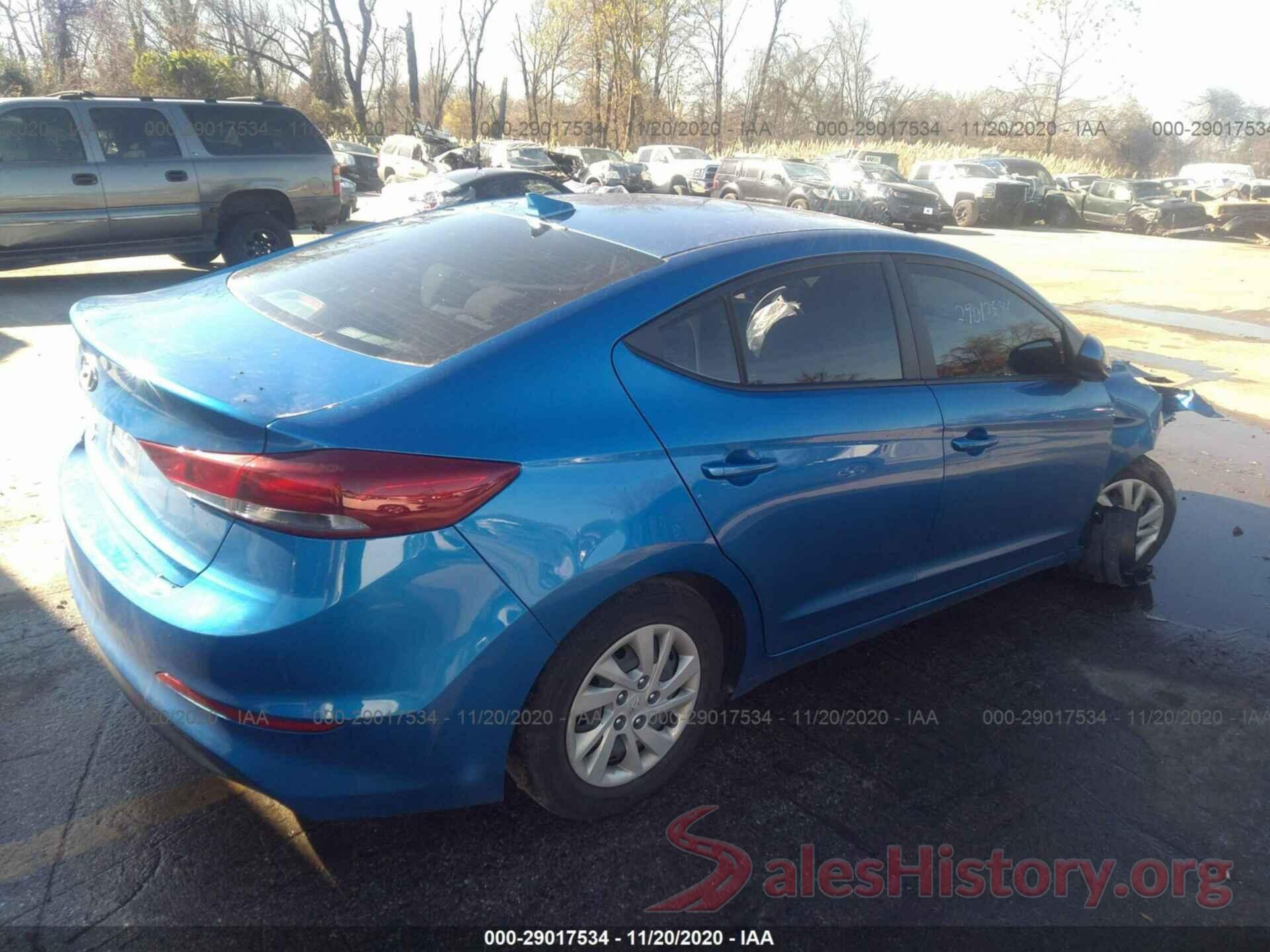 5NPD74LFXHH194538 2017 HYUNDAI ELANTRA