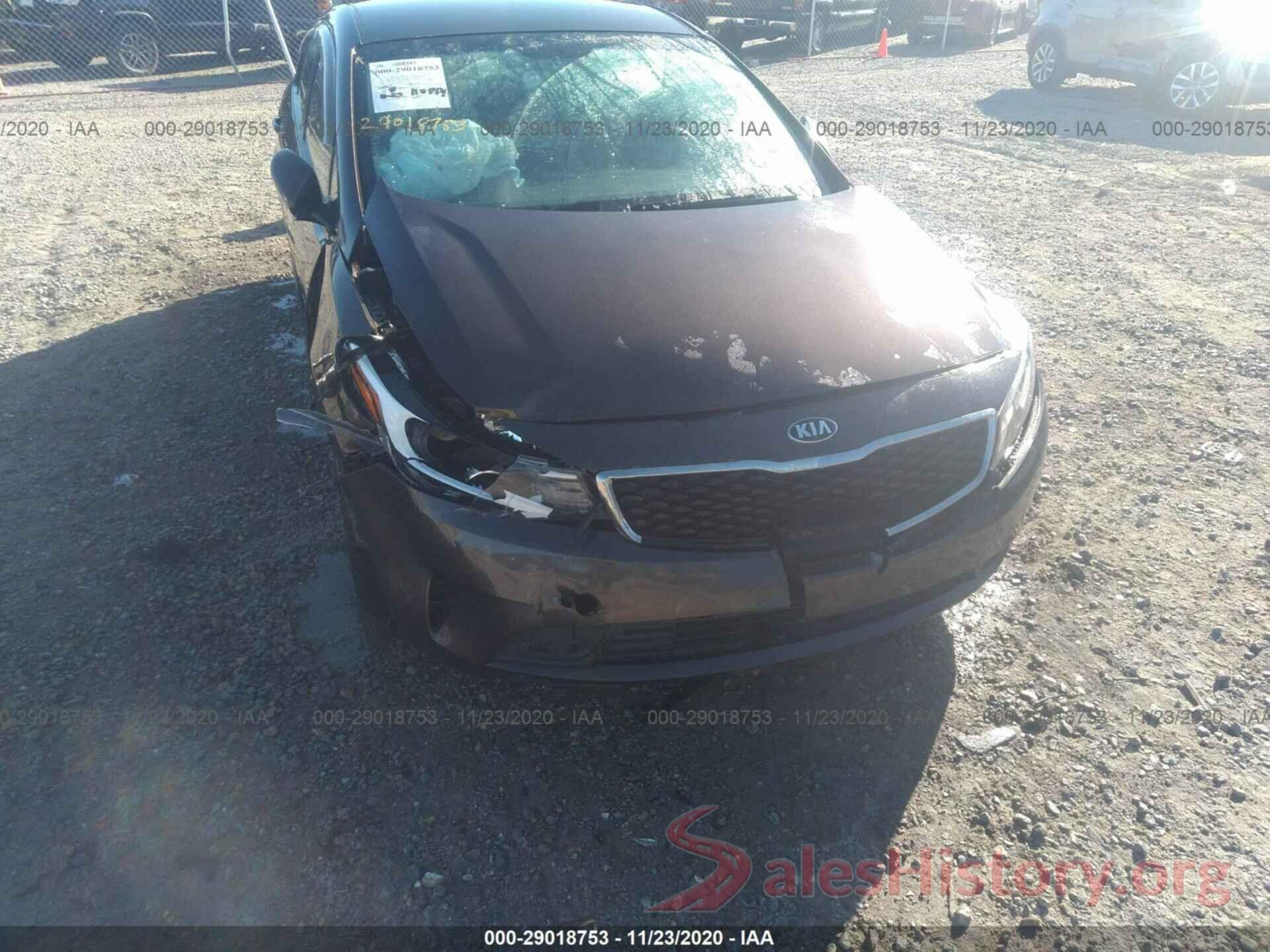 3KPFK4A79JE181096 2018 KIA FORTE