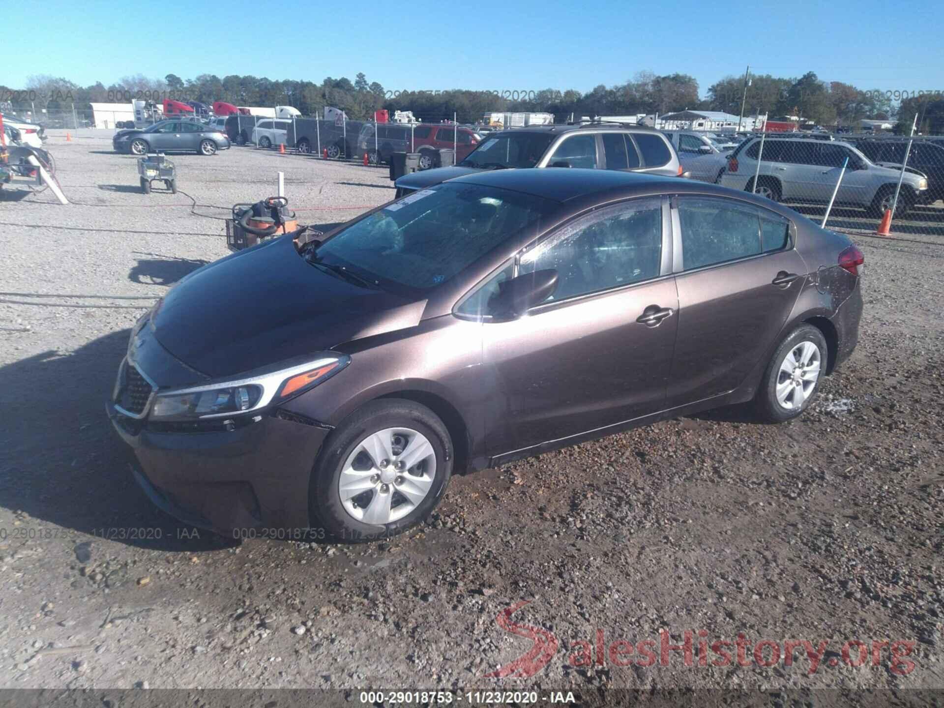 3KPFK4A79JE181096 2018 KIA FORTE