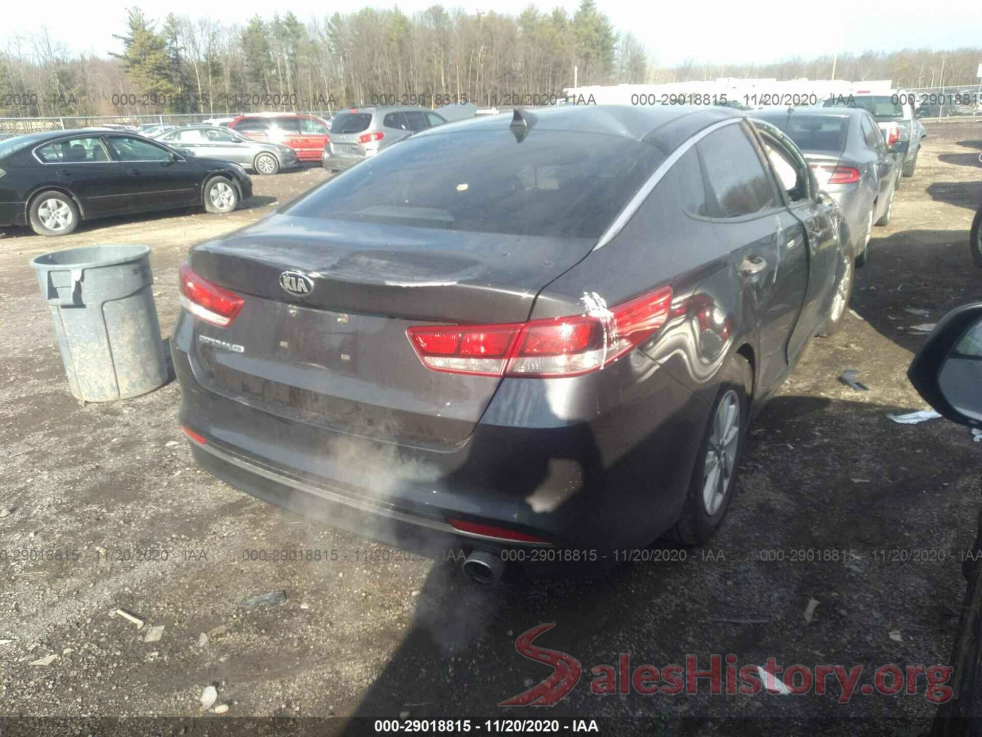 KNAGT4L38G5107584 2016 KIA OPTIMA