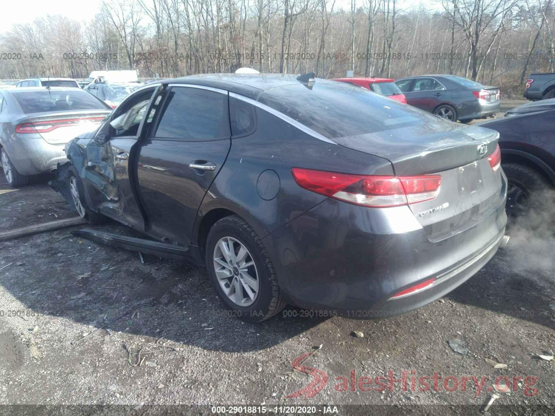 KNAGT4L38G5107584 2016 KIA OPTIMA