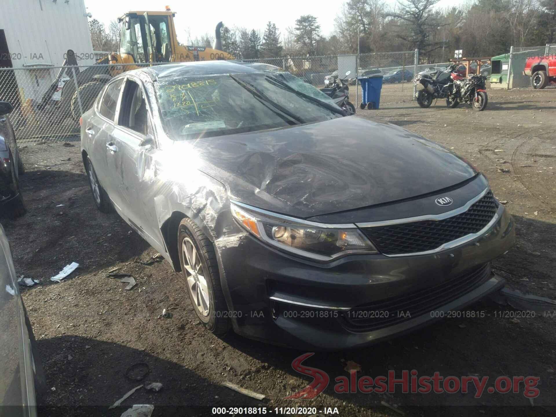 KNAGT4L38G5107584 2016 KIA OPTIMA