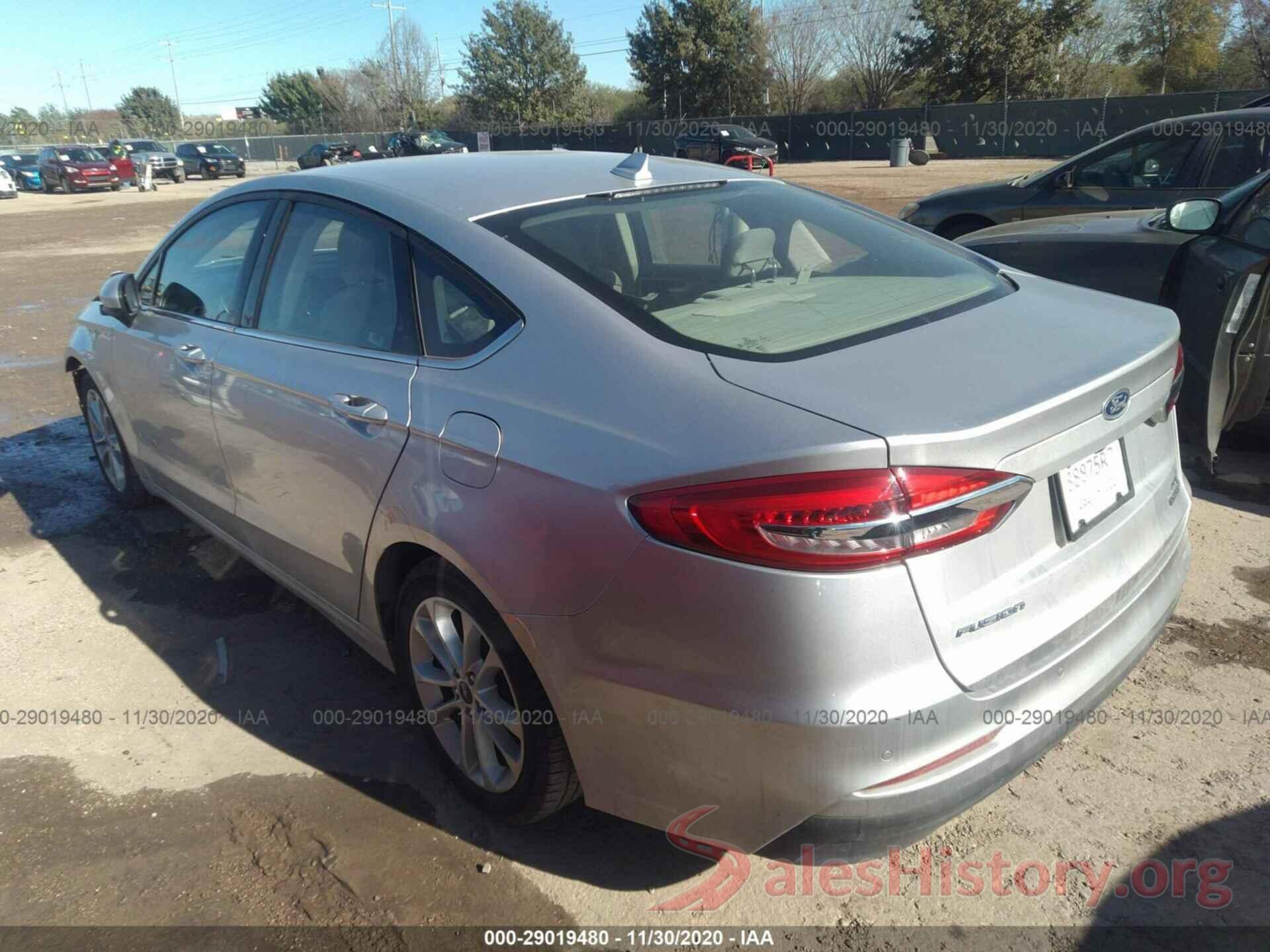 3FA6P0LU6KR225696 2019 FORD FUSION HYBRID