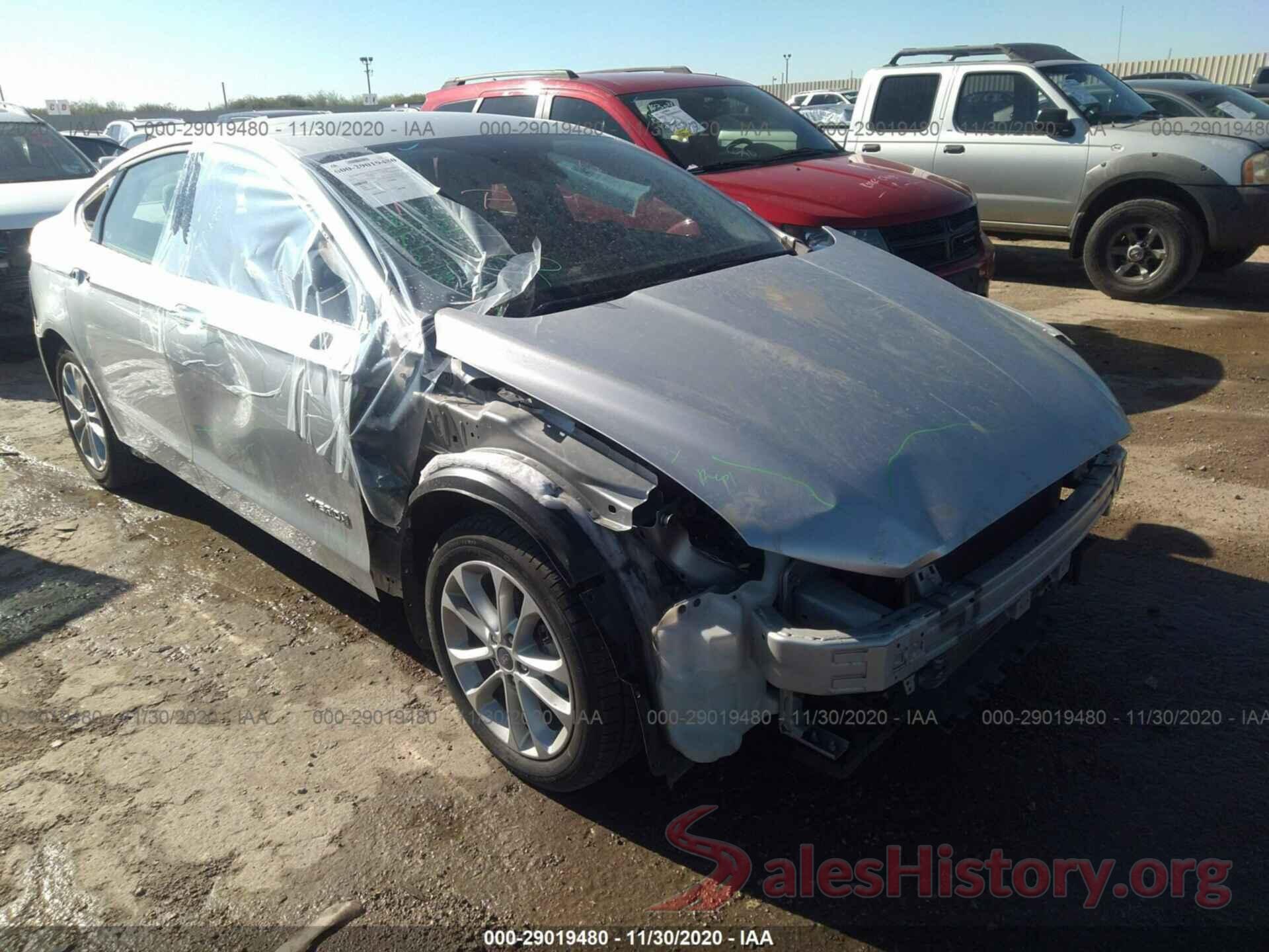 3FA6P0LU6KR225696 2019 FORD FUSION HYBRID