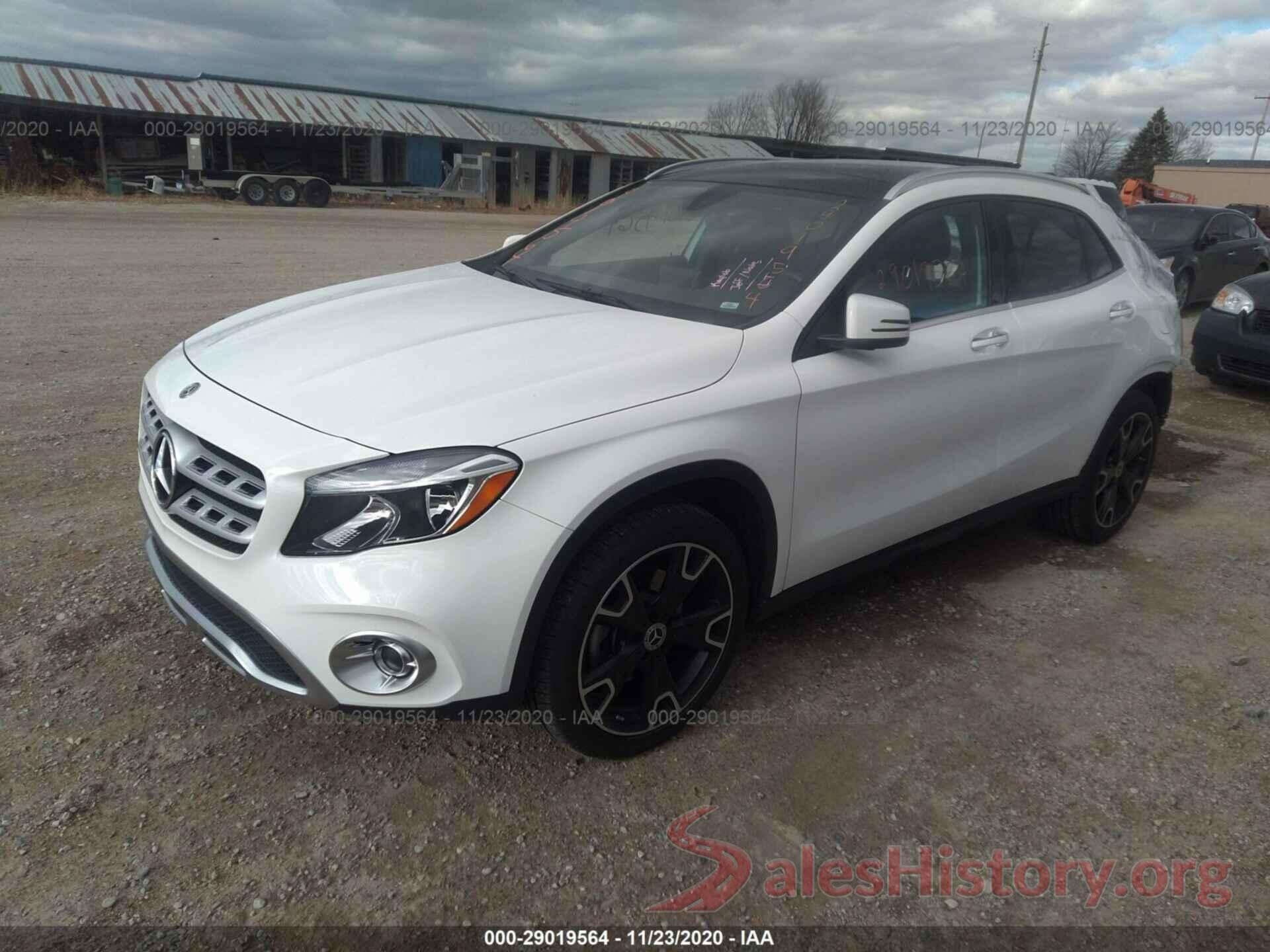 WDCTG4GB6KJ546638 2019 MERCEDES-BENZ GLA