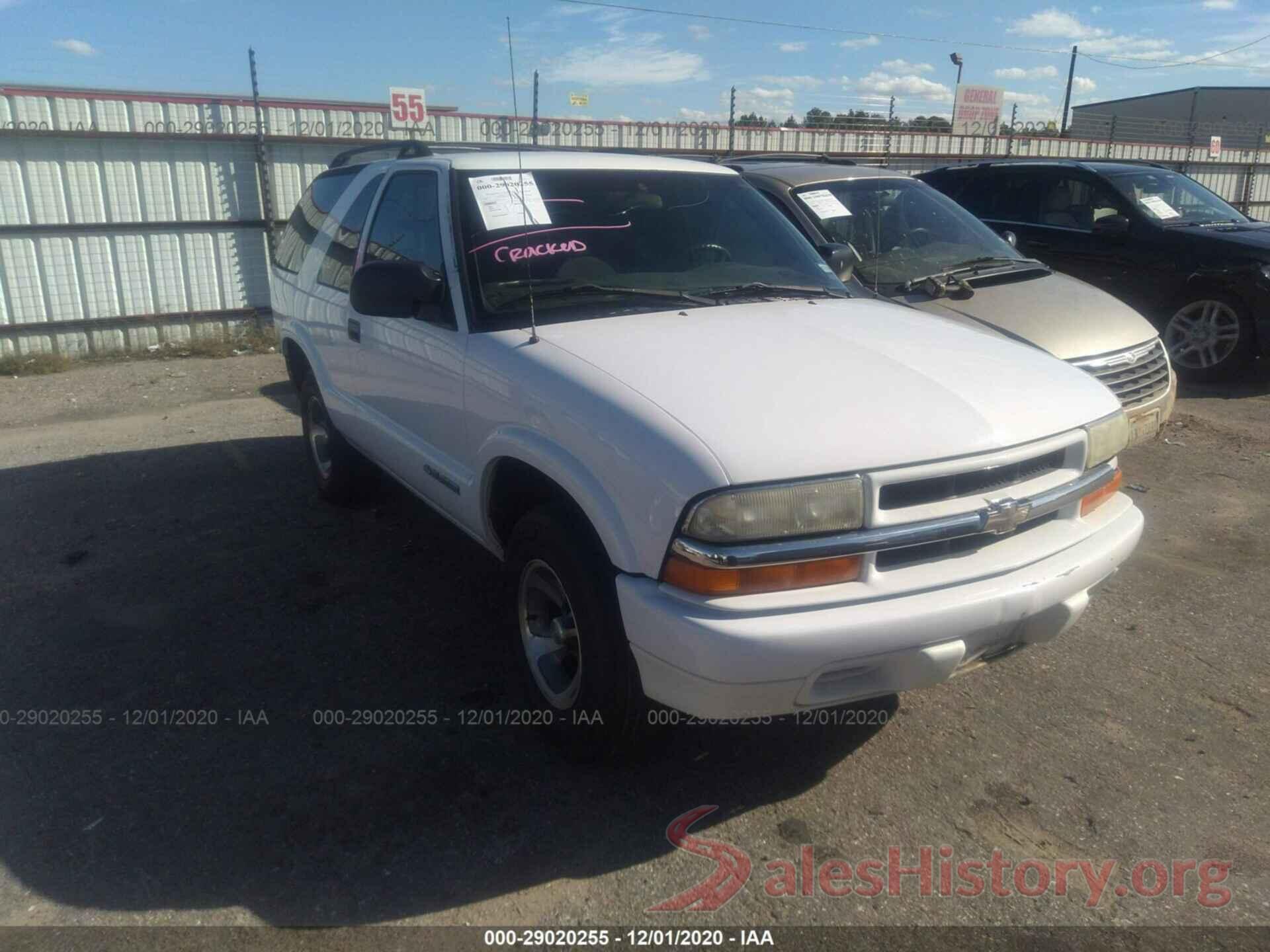 1GNCS18XX3K147165 2003 CHEVROLET BLAZER