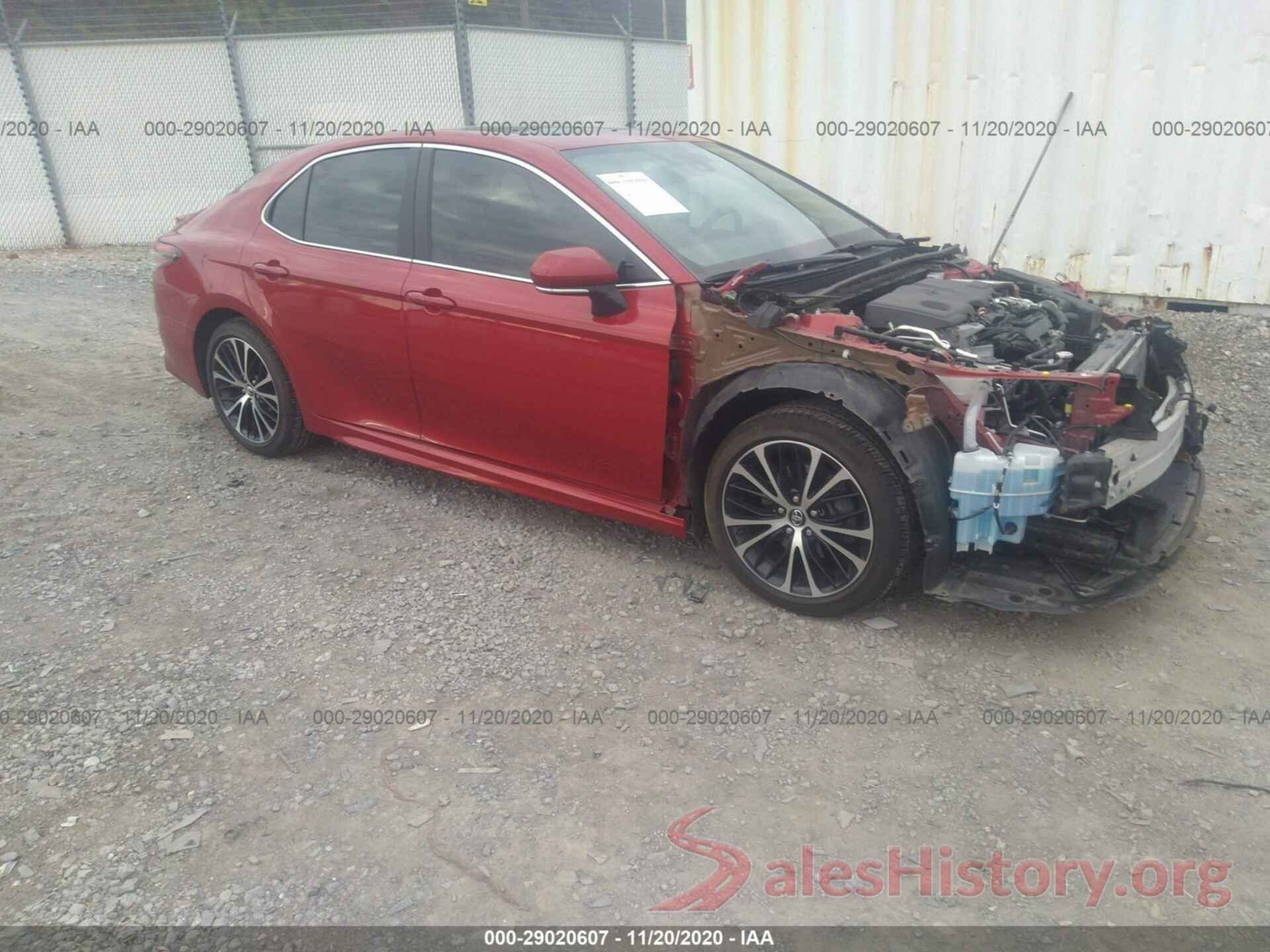 4T1B11HK2KU284143 2019 TOYOTA CAMRY