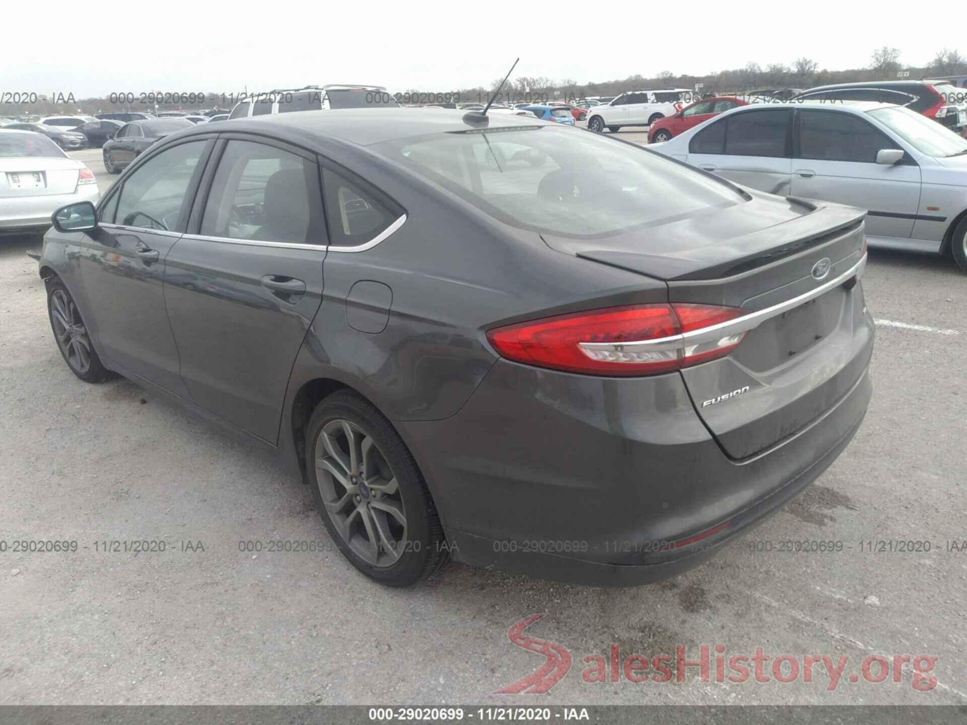 3FA6P0H75HR406607 2017 FORD FUSION