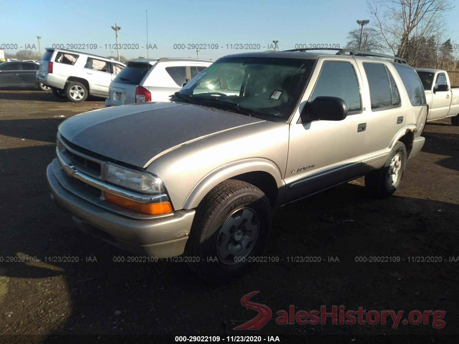 1GNDT13W12K190193 2002 CHEVROLET BLAZER