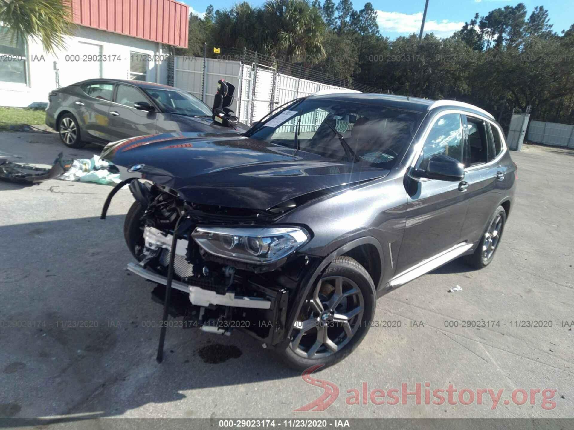 5UXTY3C05M9E10654 2021 BMW X3