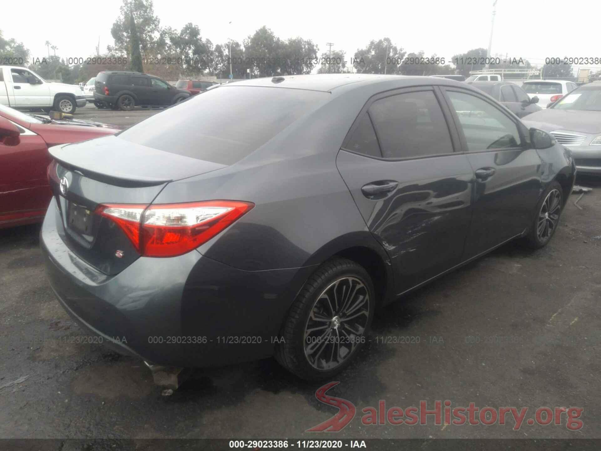 5YFBURHEXGP400570 2016 TOYOTA COROLLA