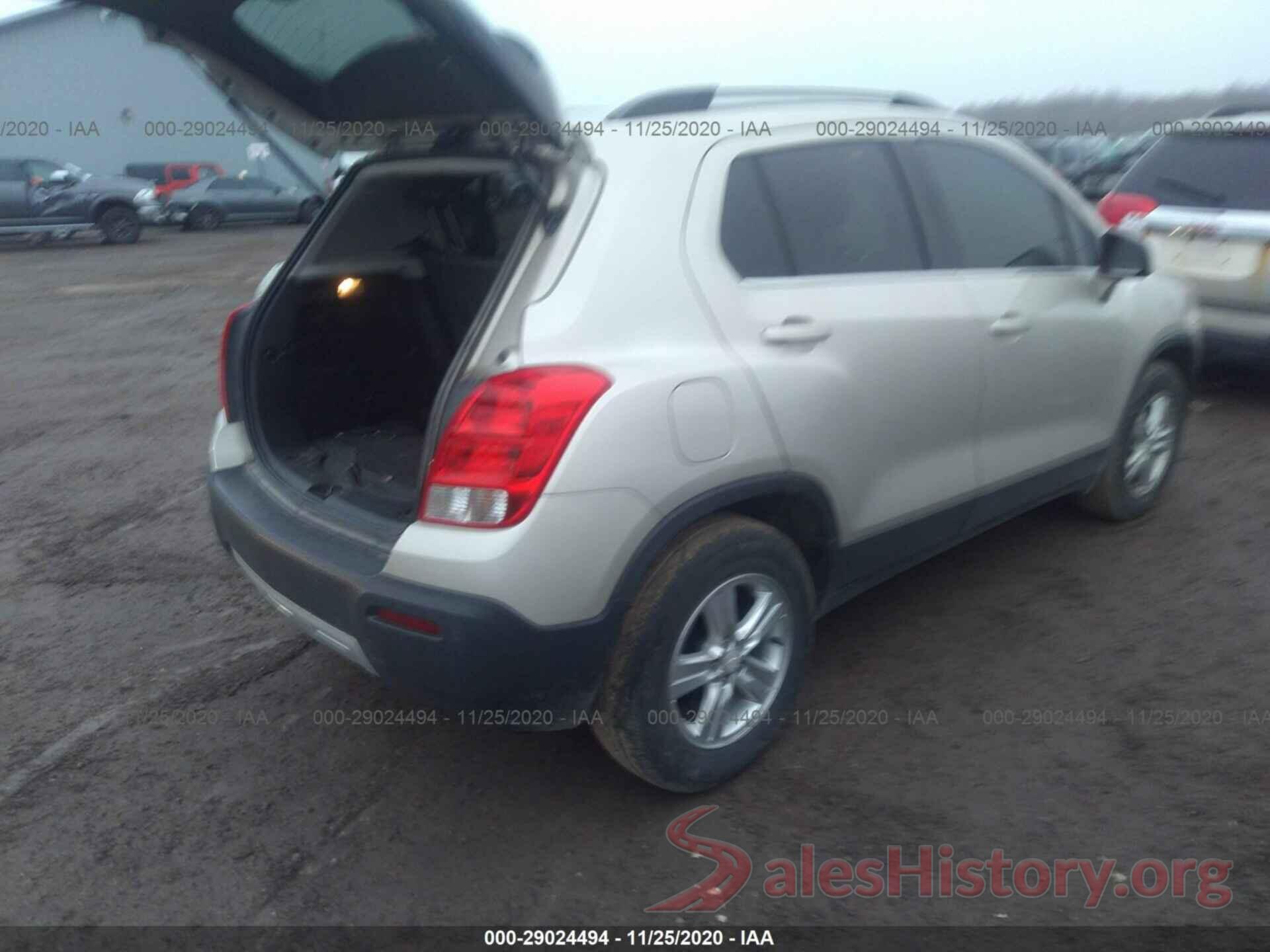 3GNCJLSB6GL280568 2016 CHEVROLET TRAX