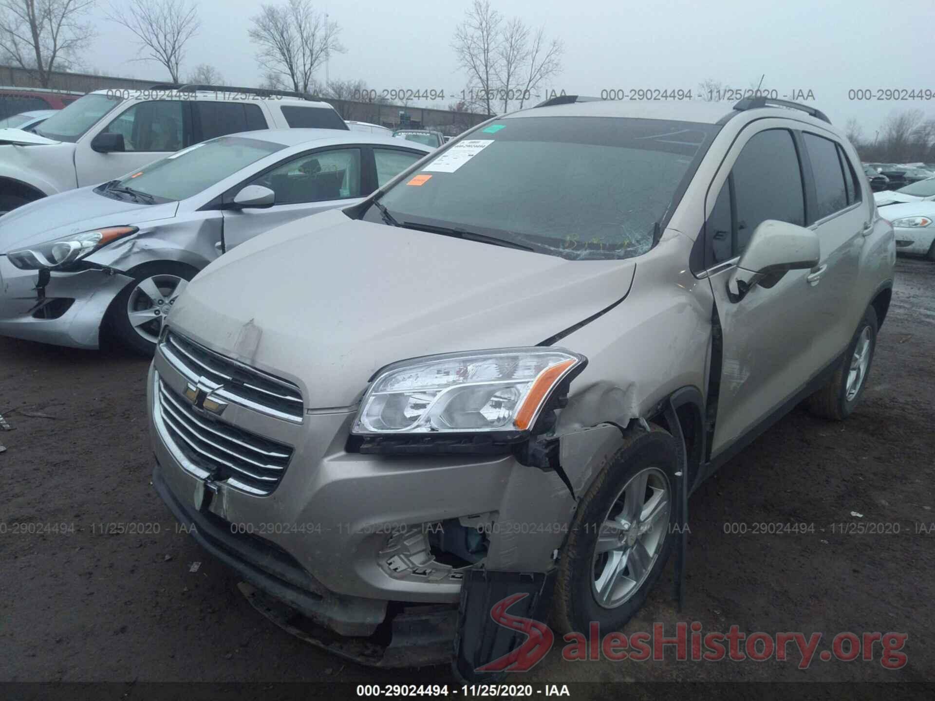 3GNCJLSB6GL280568 2016 CHEVROLET TRAX